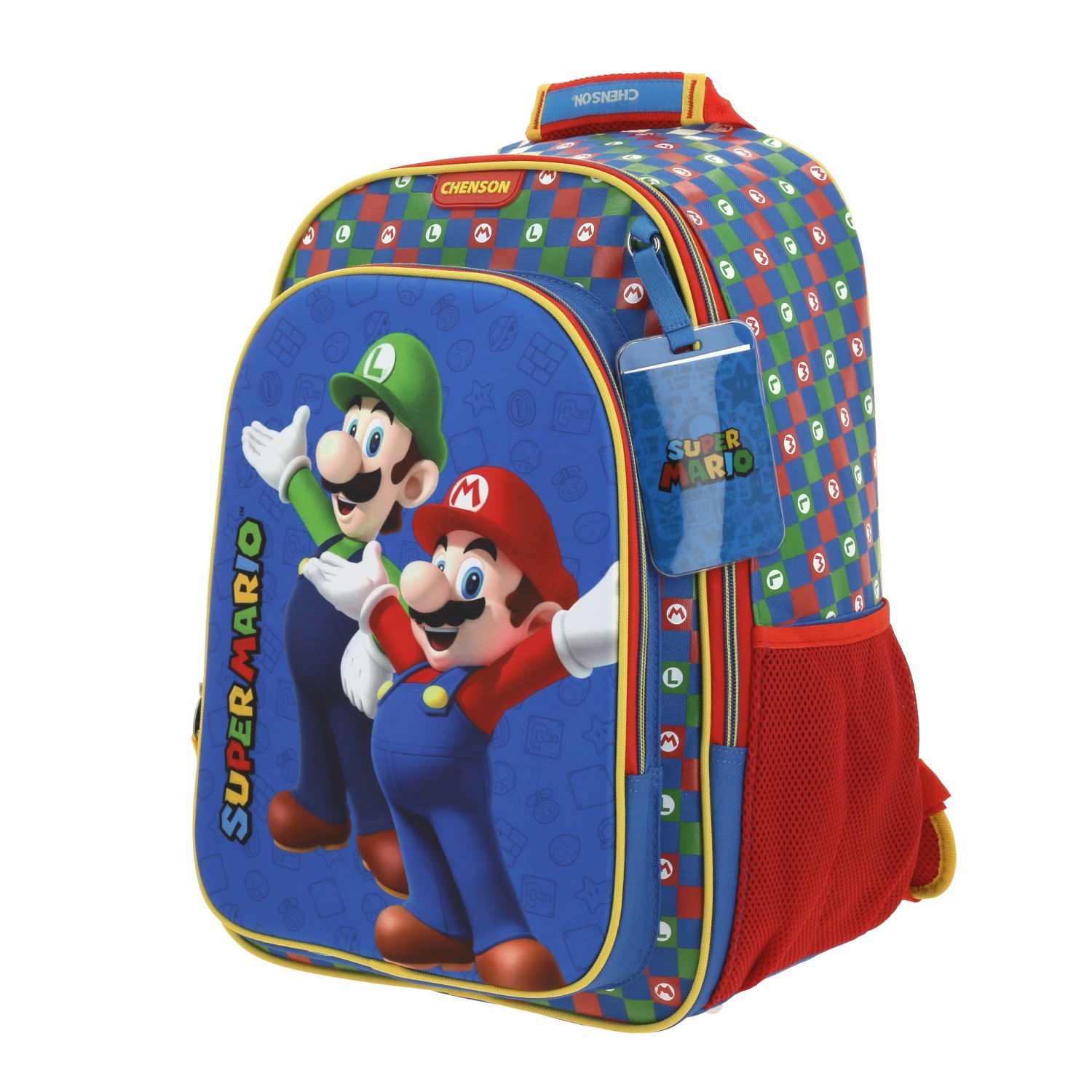 Foto 4 pulgar | Mochila Escolar Chenson Luigi y Mario Bros