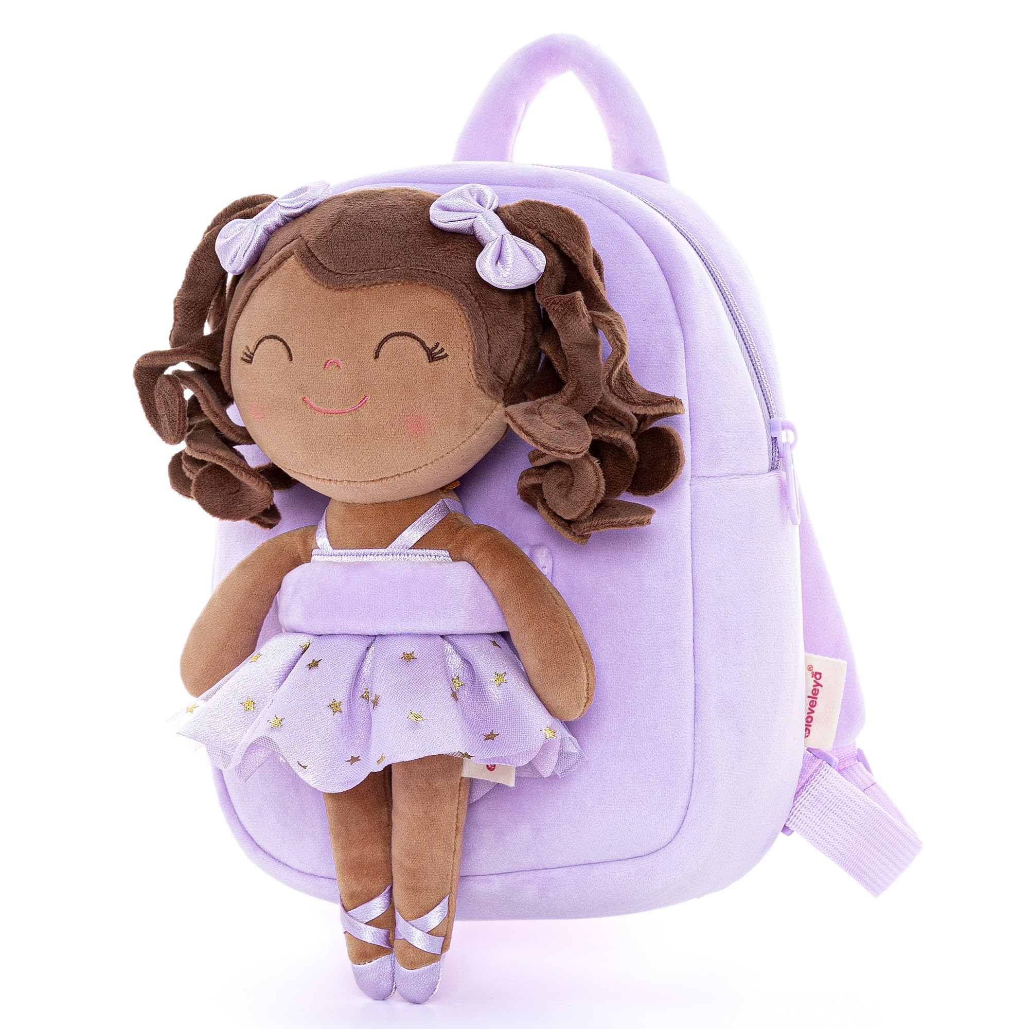 Mochila Gloveleya Baby Ballerina con Muñeca de Peluche de 23 cm - Venta Internacional