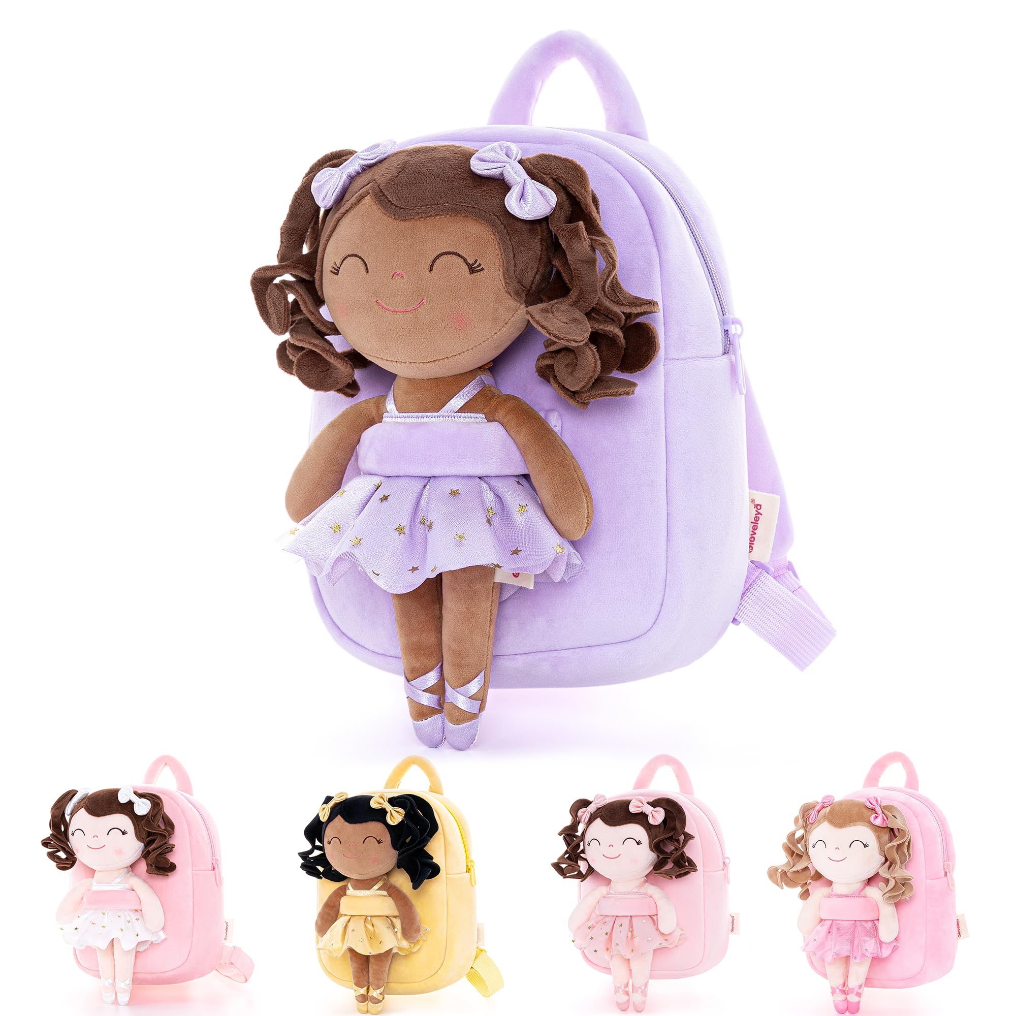Foto 3 pulgar | Mochila Gloveleya Baby Ballerina con Muñeca de Peluche de 23 cm - Venta Internacional