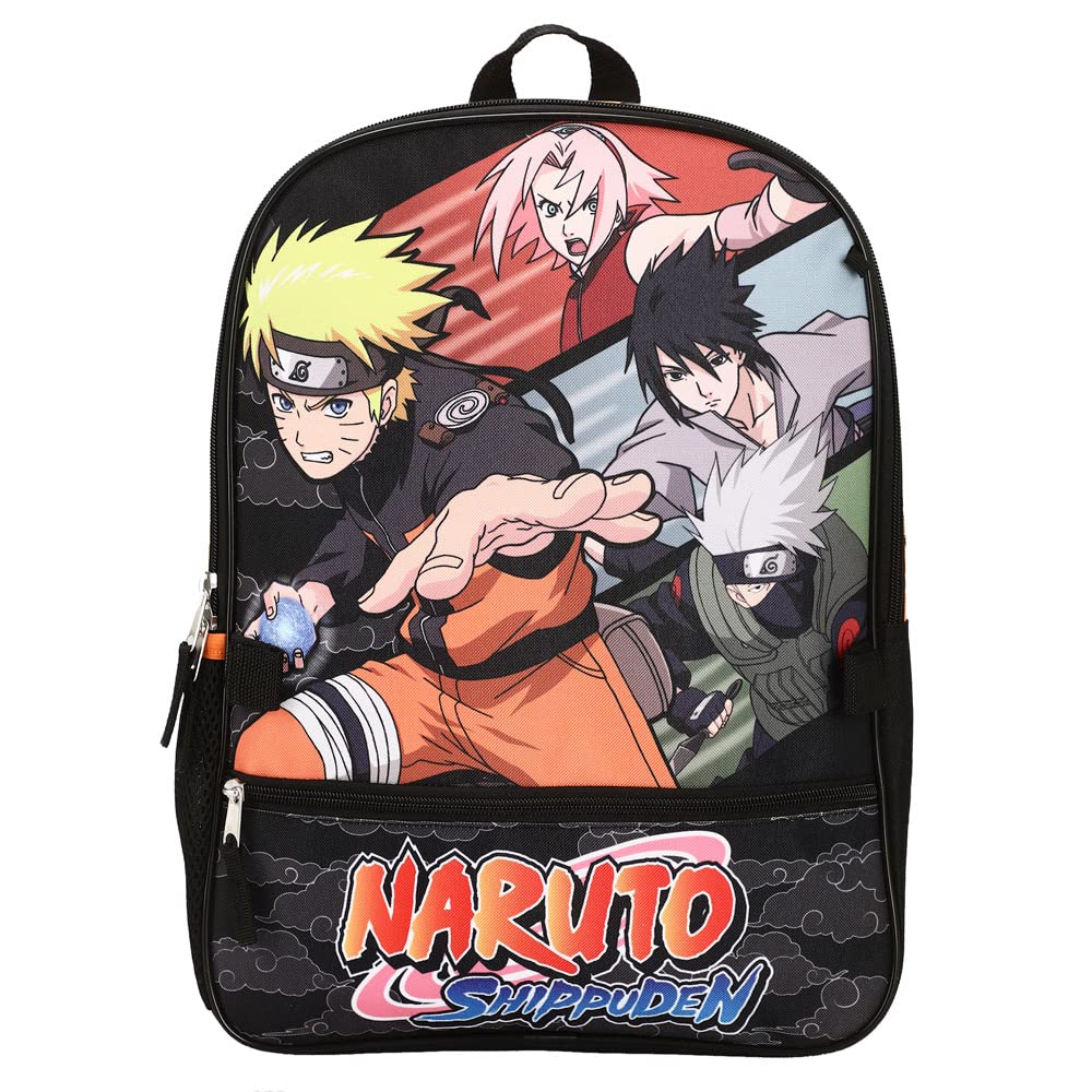 Foto 3 pulgar | Set De Mochilas Bioworld Con Estampado De Personajes De Anime De Naruto, 5 Piezas - Venta Internacional.