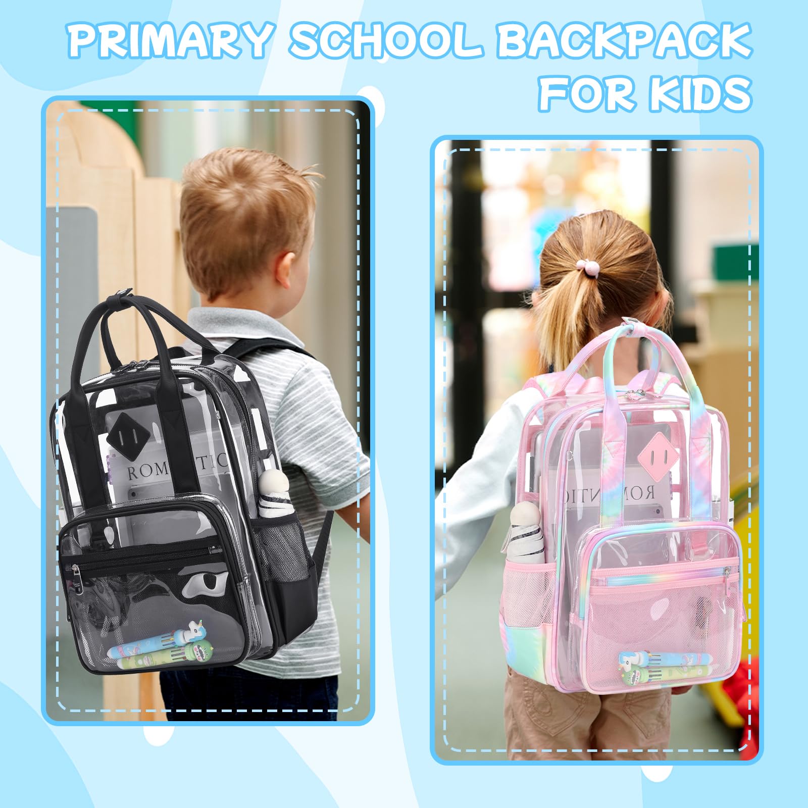 Foto 3 pulgar | Mochila Transparente Moonbaby - Venta Internacional