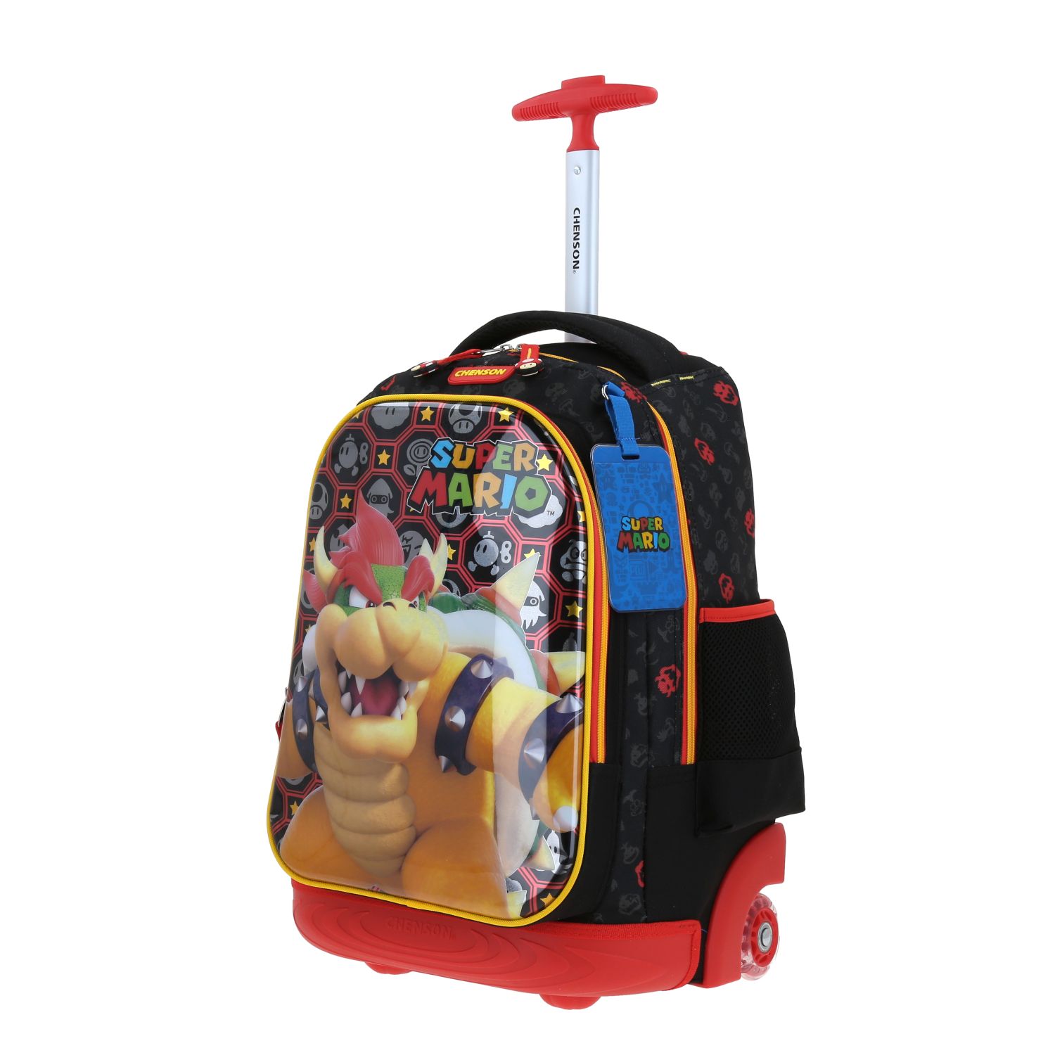 Foto 3 pulgar | Mochila con Ruedas Grande Chenson Bowser Mario Rewo