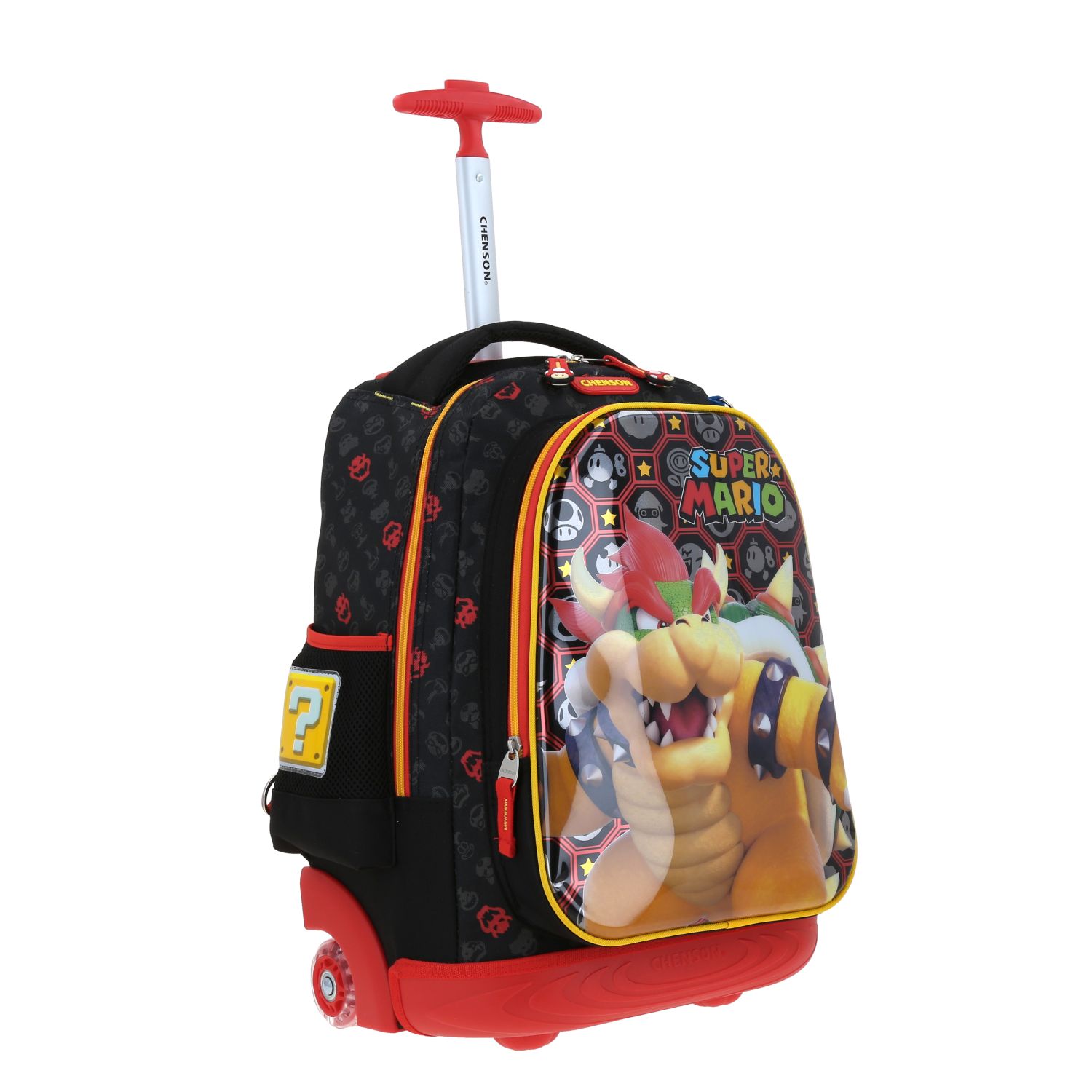 Foto 7 pulgar | Mochila con Ruedas Grande Chenson Bowser Mario Rewo