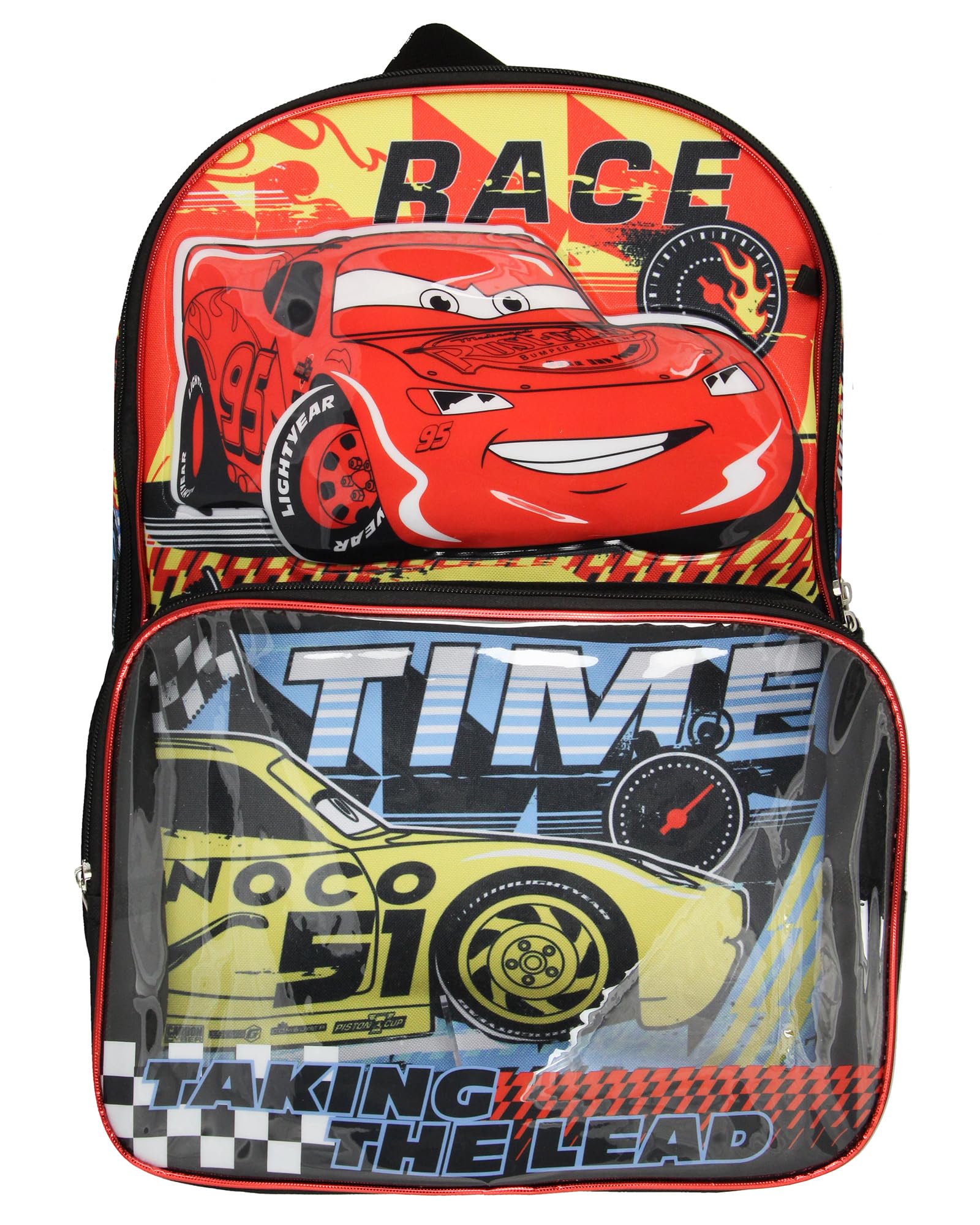 Foto 3 pulgar | Set De Mochilas Disney Cars Taking The Lead, 5 Piezas, Bioworld - Venta Internacional.