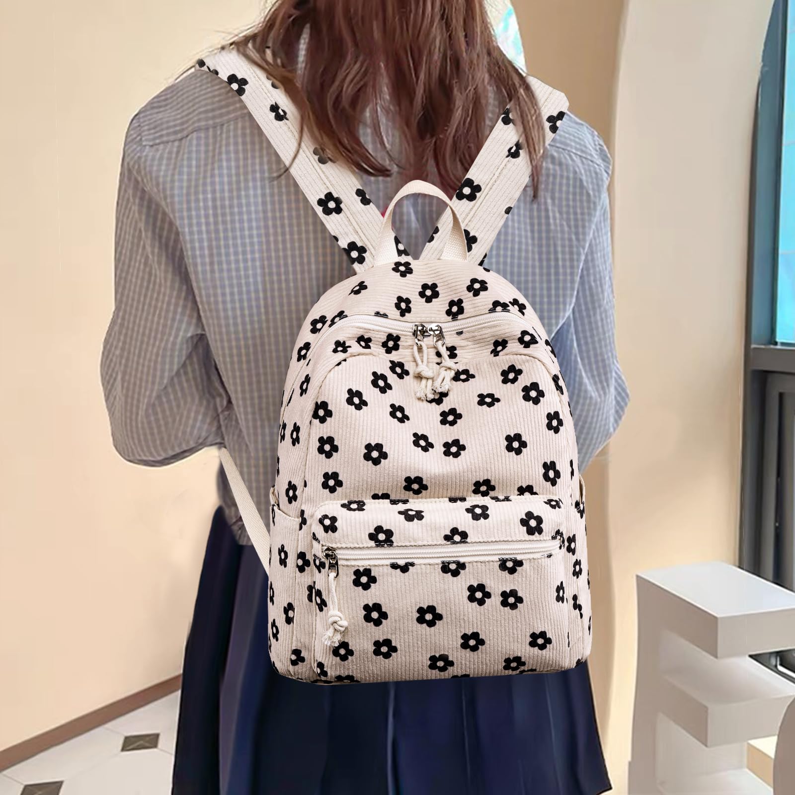 Foto 6 pulgar | Mochila Bluboon de Pana - Venta Internacional