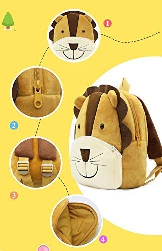 Foto 6 pulgar | Mochila Nice Choice Cute Lion para Niños de 2 a 6 Años - Venta Internacional