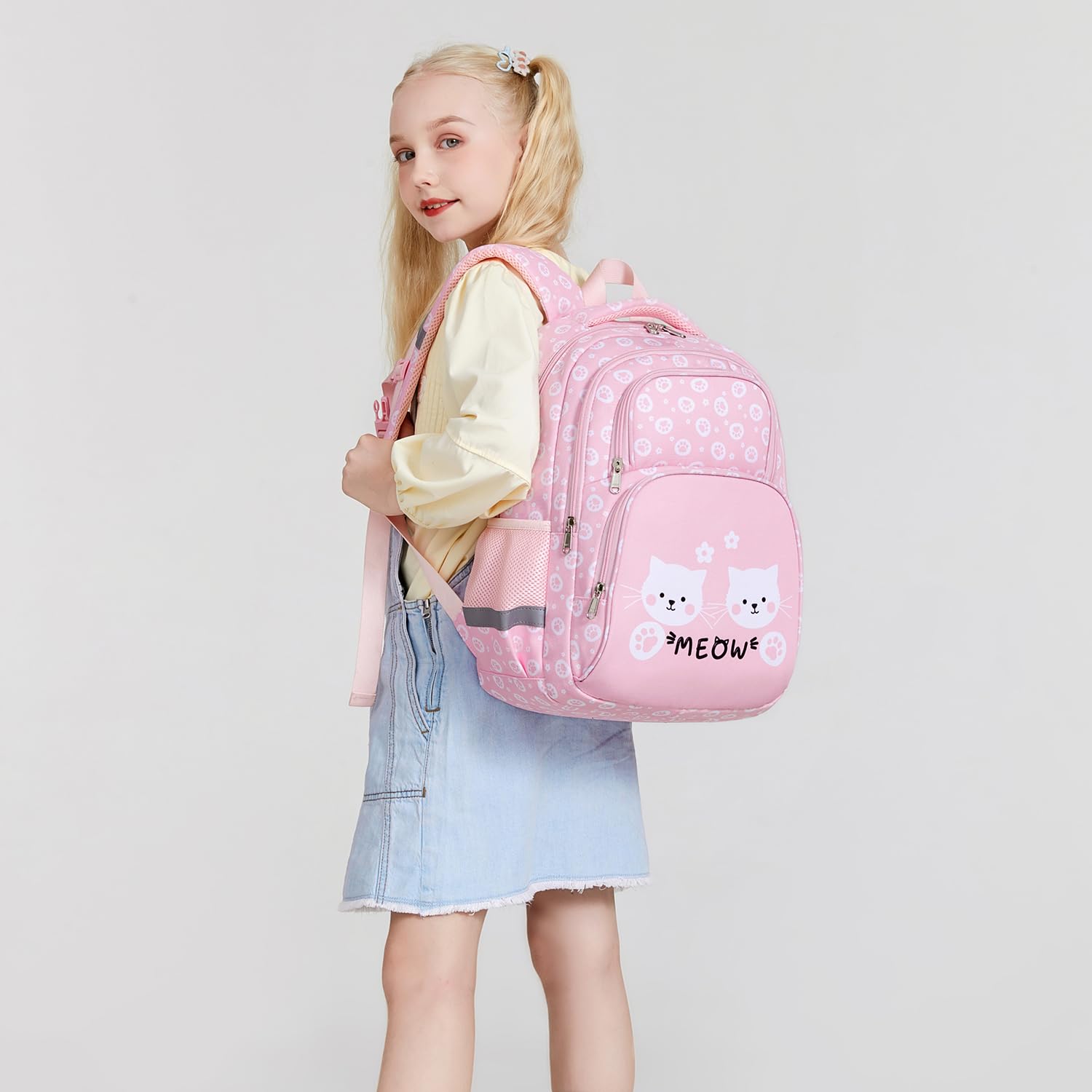 Foto 6 | Mochila Escolar Abshoo Cute Cat para Niñas - Venta Internacional