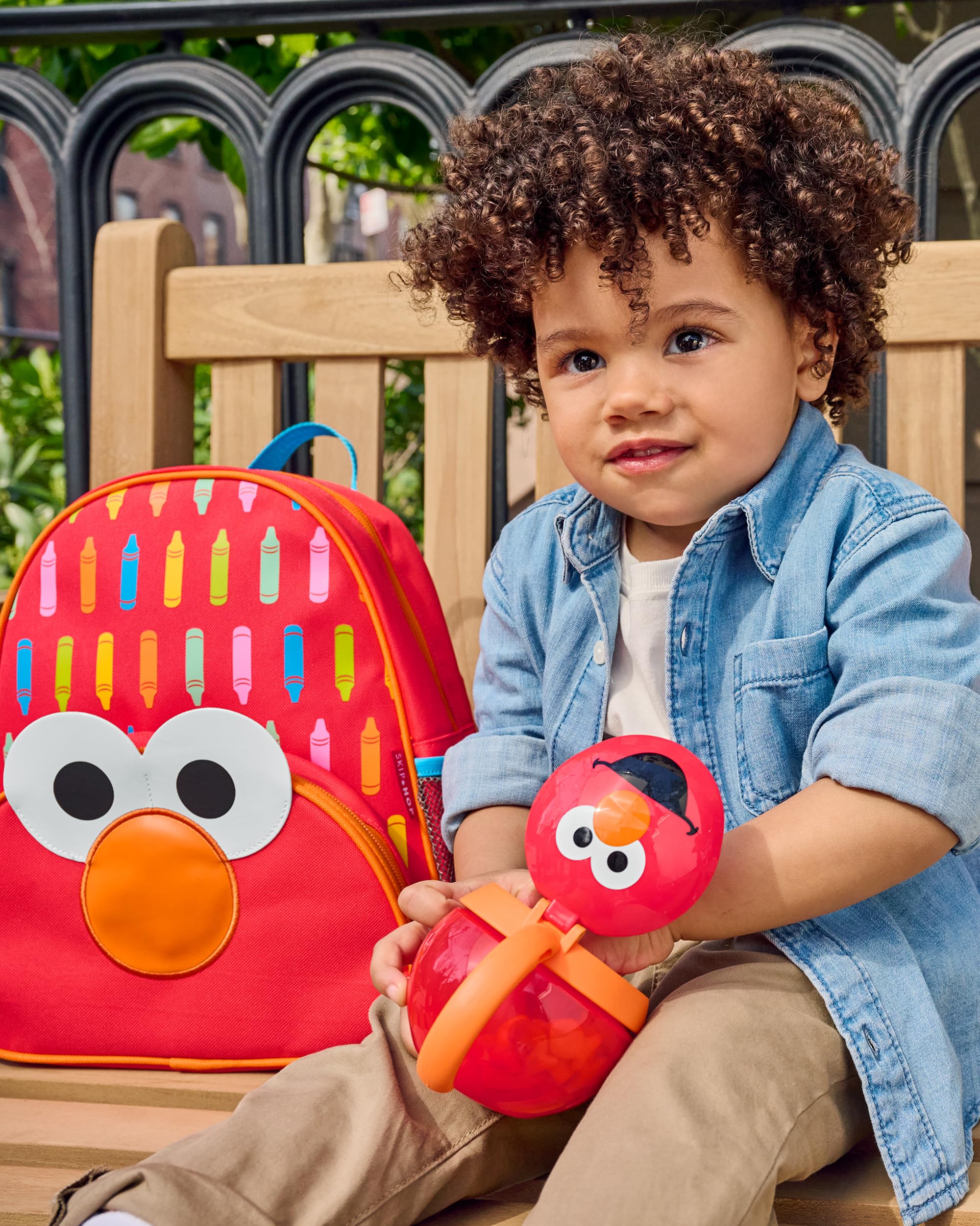 Foto 7 pulgar | Mochila Skip Hop Elmo Sesame Street- Venta Internacional