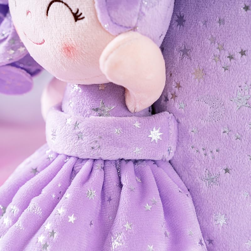 Foto 5 pulgar | Mochila Gloveleya Muñeca Rizada de Felpa para Niñas Pequeñas 23 cm - Venta Internacional