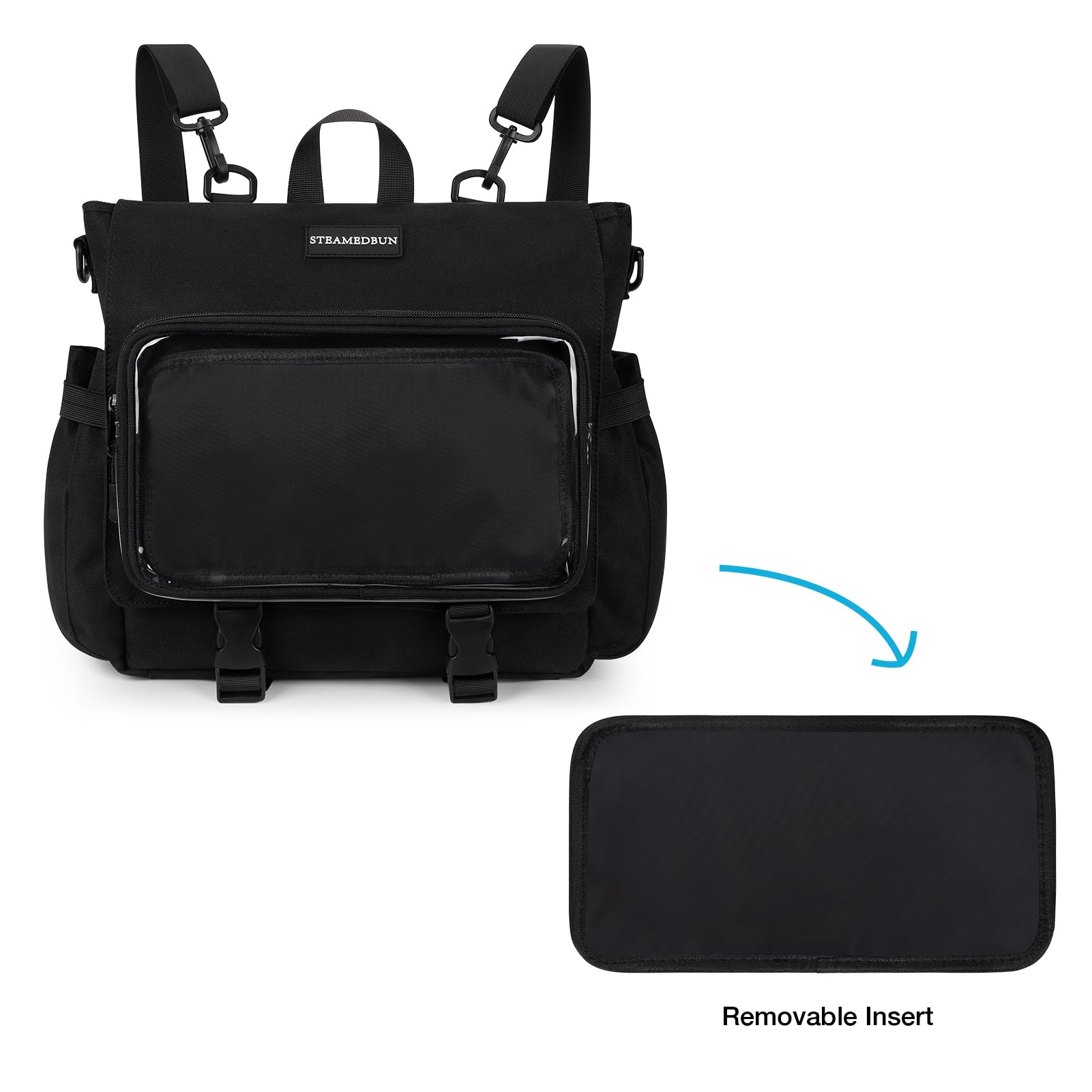 Foto 3 pulgar | Mochila Steamedbun Kawaii Negra para Niñas - Venta Internacional