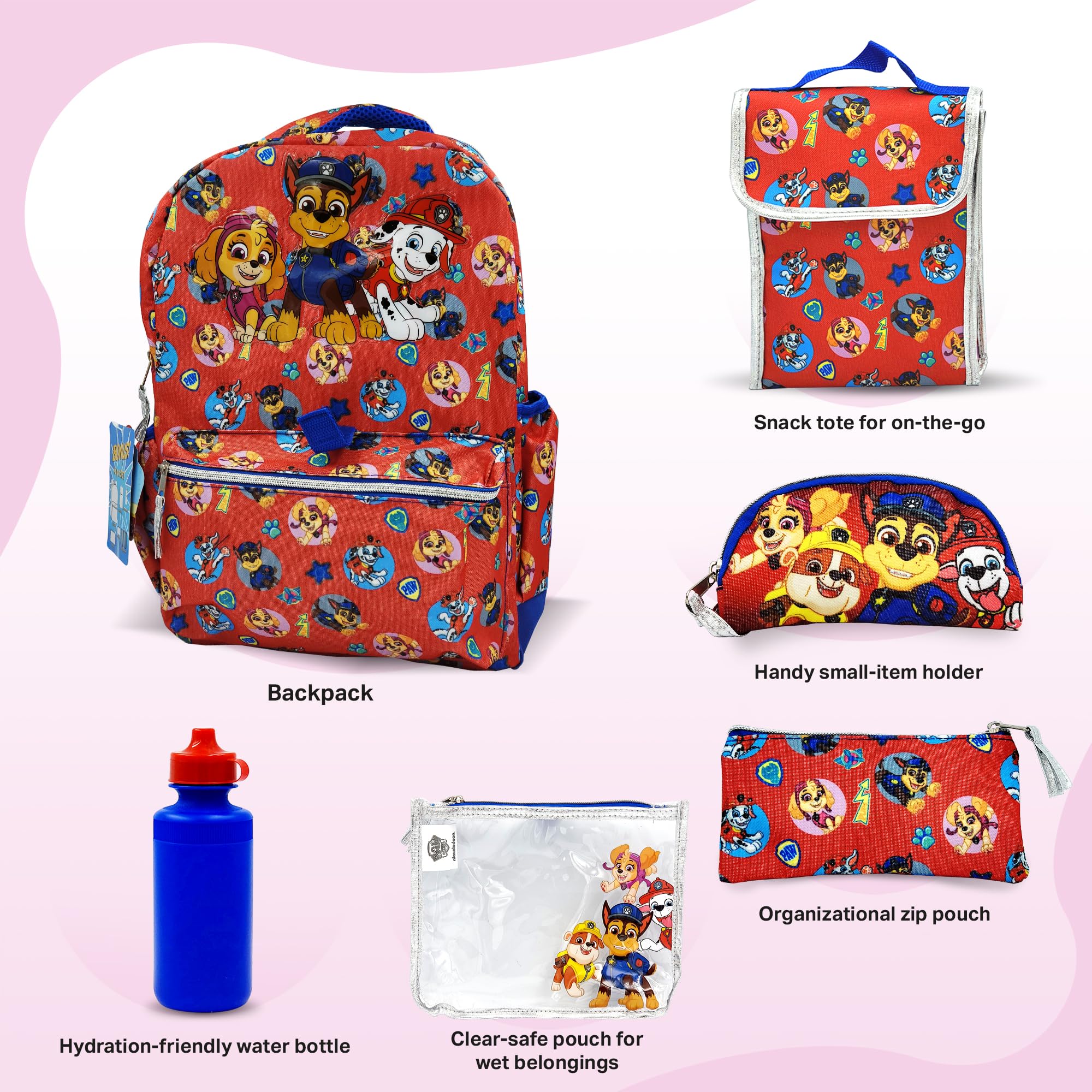 Foto 3 pulgar | Mochila Fast Forward Paw Patrol con Accesorios para Niño-Venta Internacional