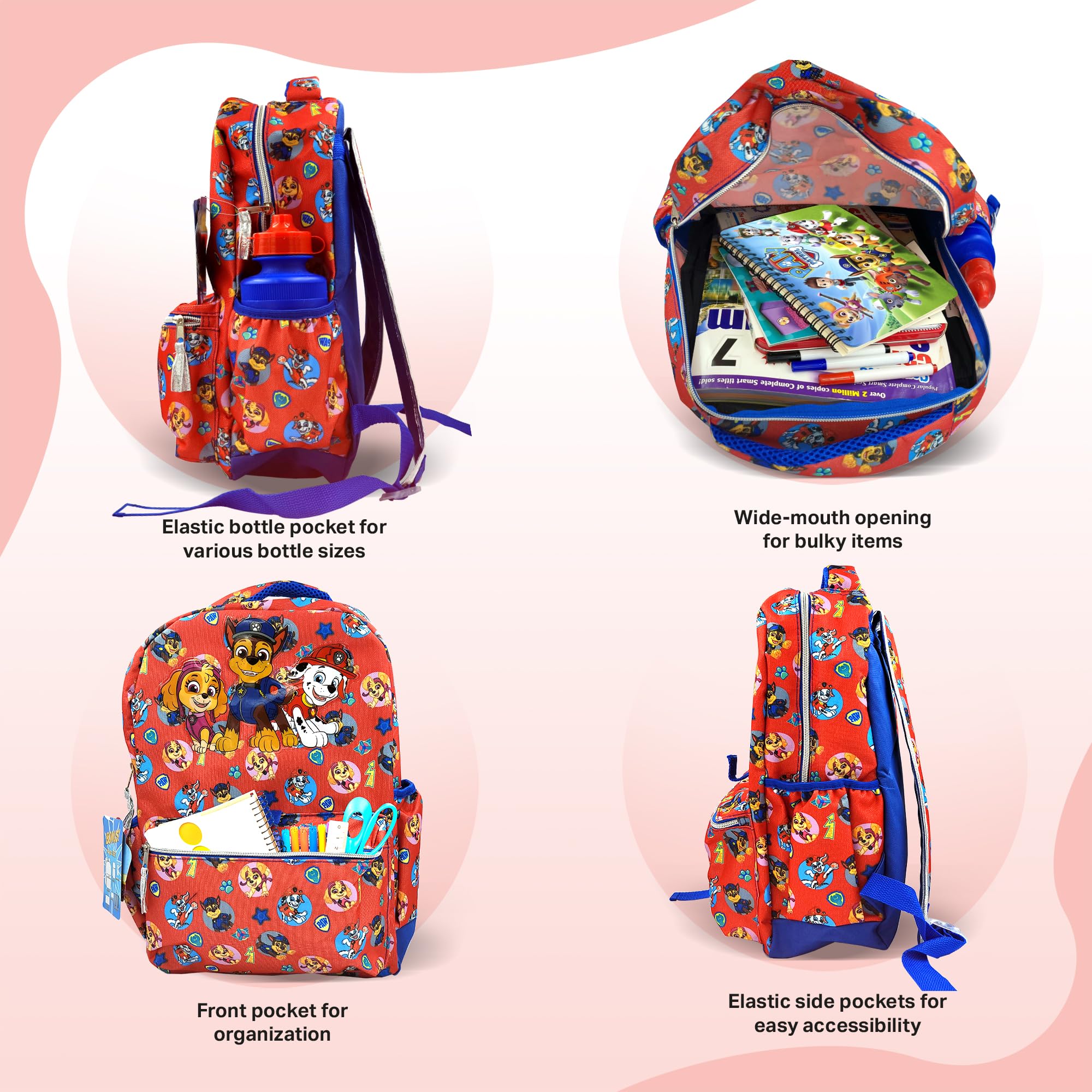 Foto 5 pulgar | Mochila Fast Forward Paw Patrol con Accesorios para Niño-Venta Internacional