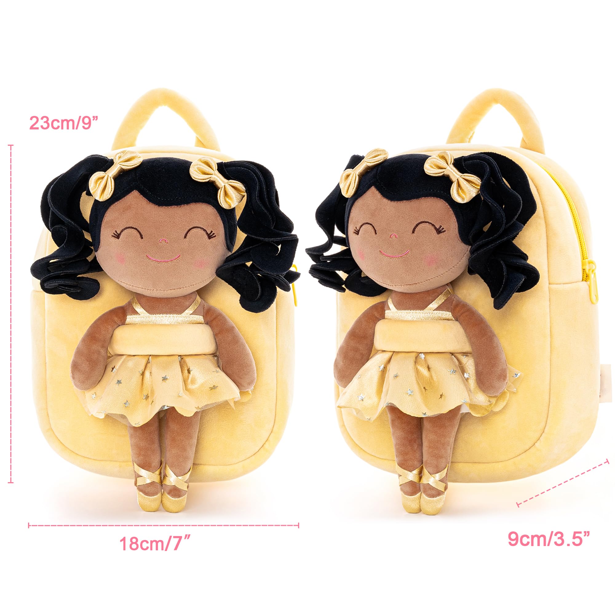 Foto 3 pulgar | Mochila Gloveleya para Niños Pequeños con Muñeca de Peluche de 23 cm - Venta Internacional