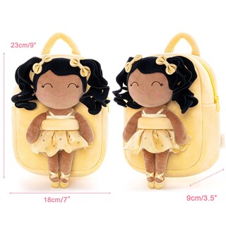 Foto 2 | Mochila Gloveleya para Niños Pequeños con Muñeca de Peluche de 23 cm - Venta Internacional