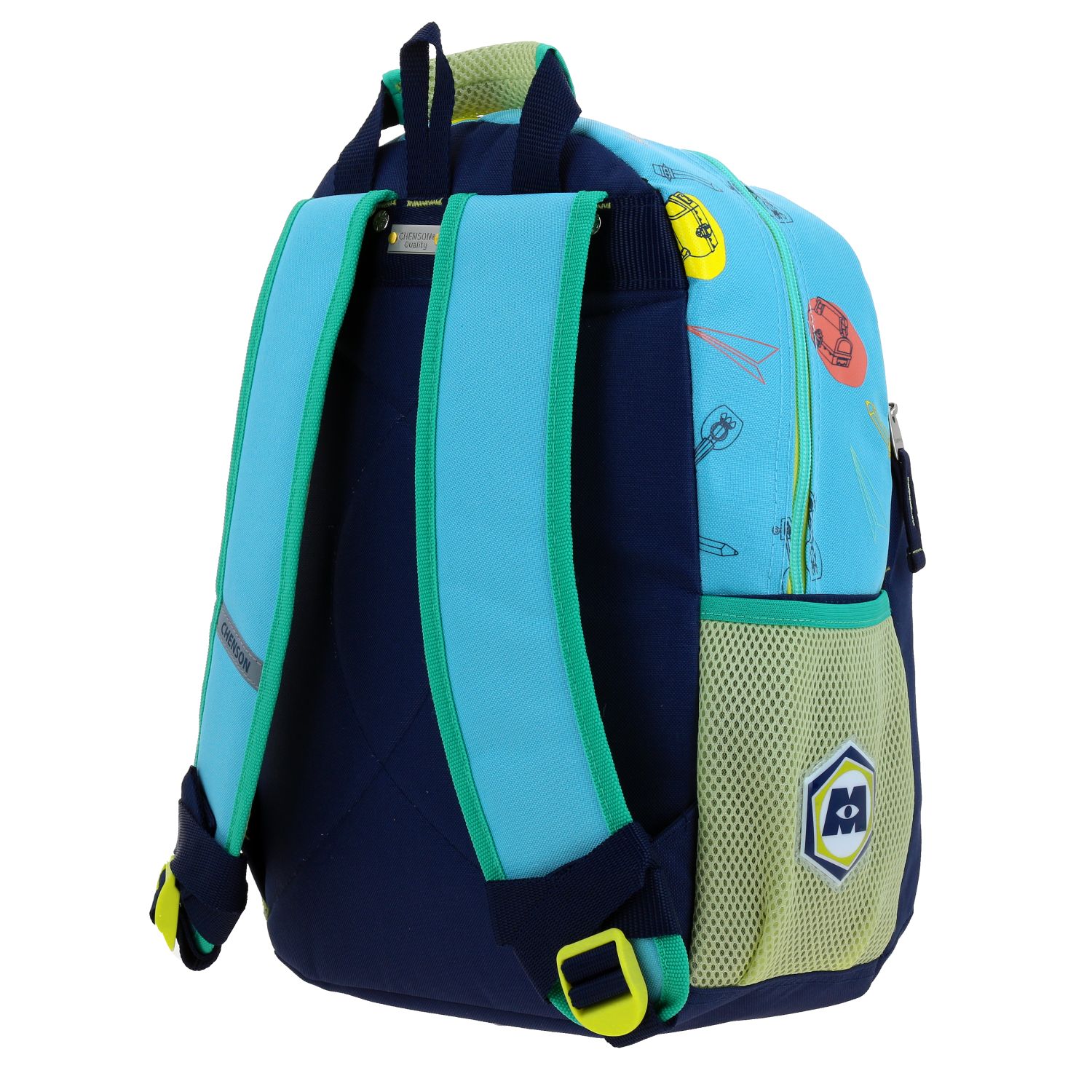 Foto 6 pulgar | Mochila Mediana Chenson Preescolar Kinder Monster At Work Inc Aufter Mw65975-9