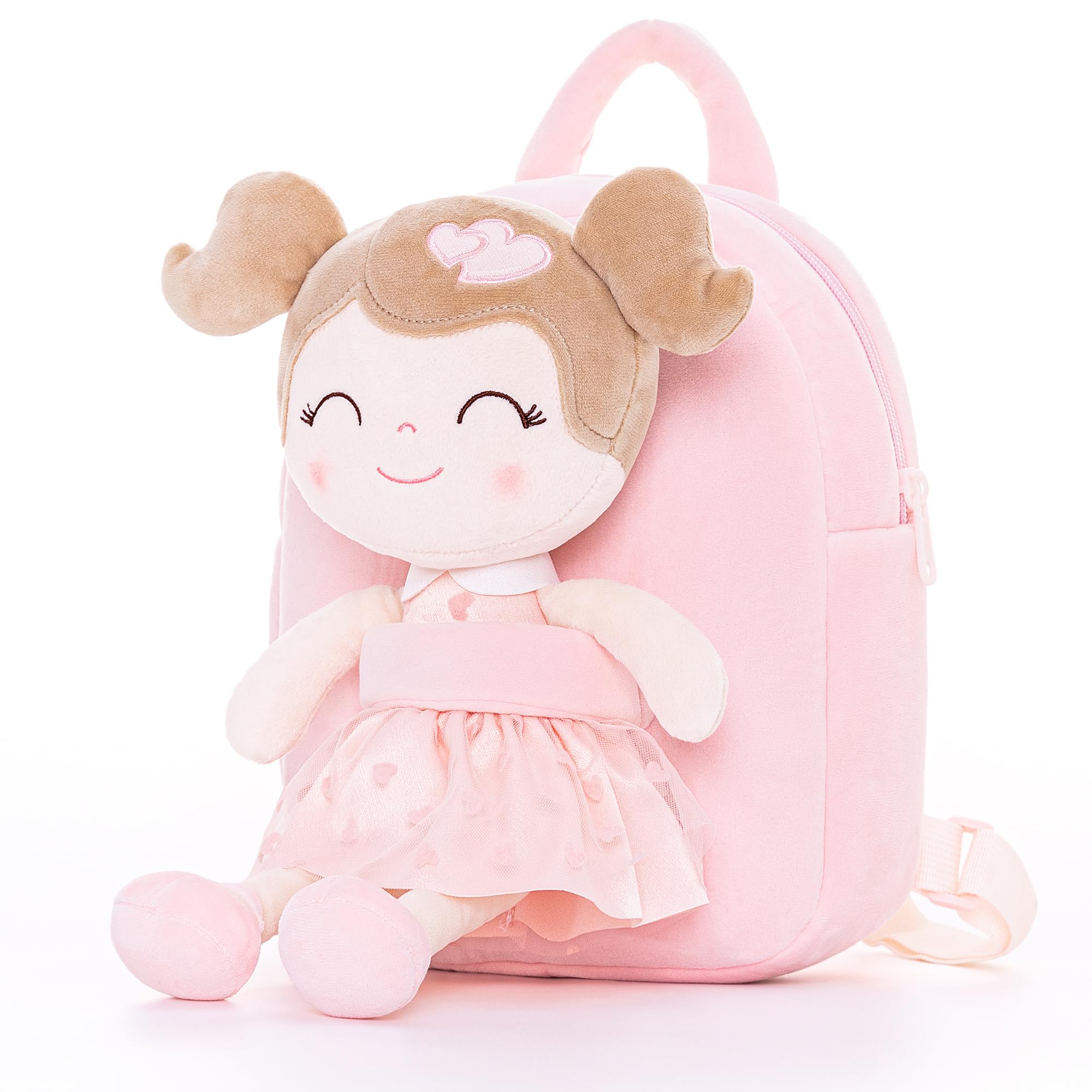 Foto 2 pulgar | Mochila para Niños Pequeños Gloveleya Baby Girl Bolsa de Peluche de 23 cm - Venta Internacional