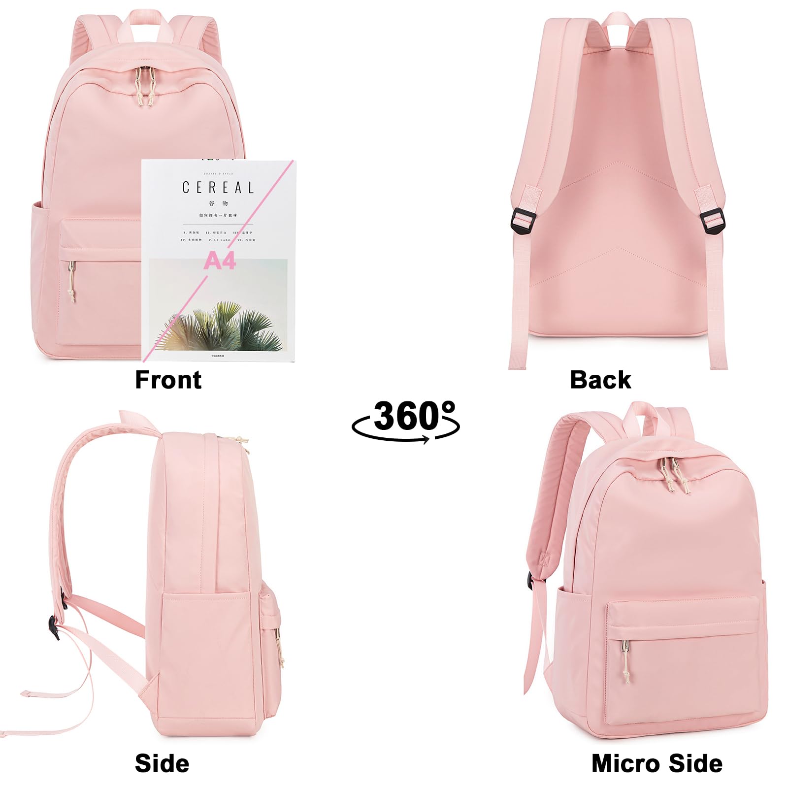 Foto 8 pulgar | Mochila Escolar Bluboon Butterfly Rosa - Venta Internacional