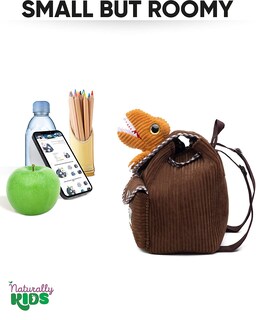 Foto 4 | Minimochila Naturally Kids con Diseño de Dinosaurio para Niños de 2 a 5 Años - Venta Internacional