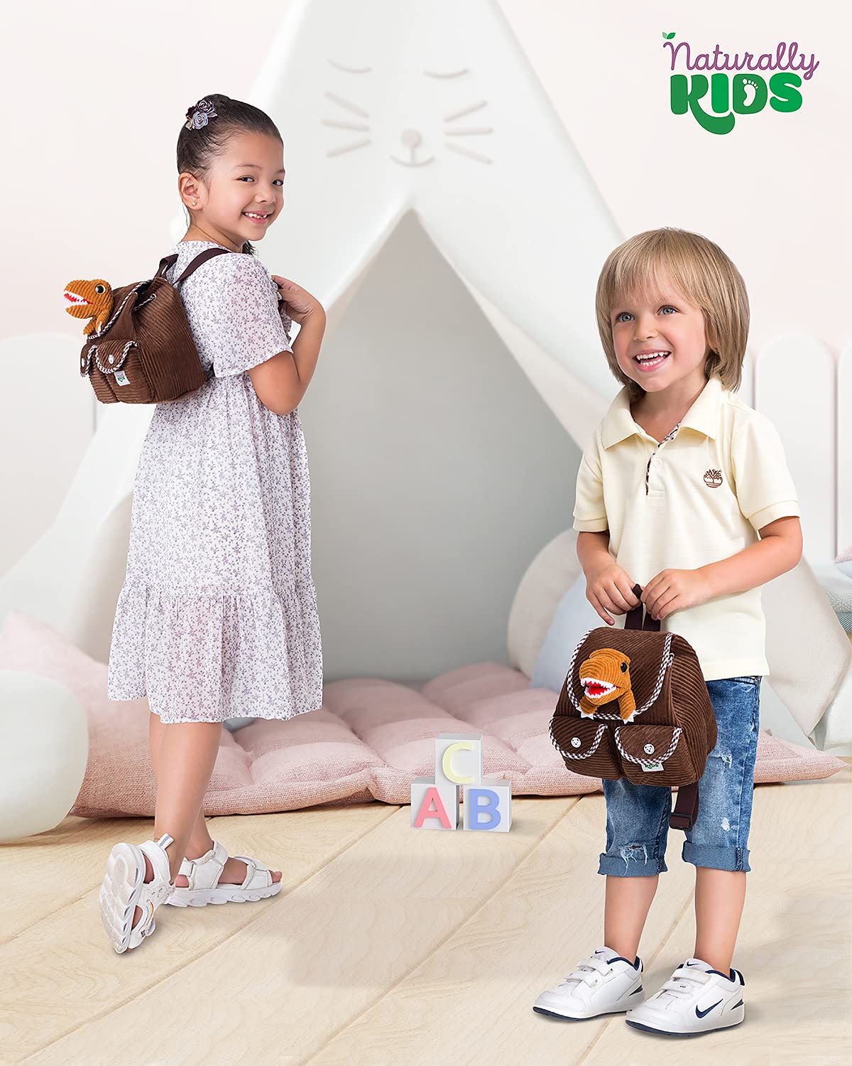 Foto 7 pulgar | Minimochila Naturally Kids con Diseño de Dinosaurio para Niños de 2 a 5 Años - Venta Internacional