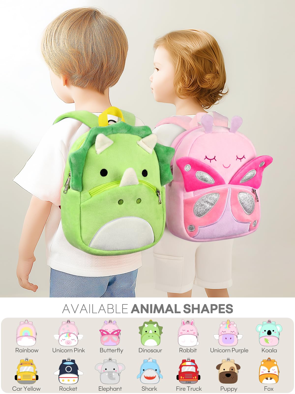 Foto 4 pulgar | Mochila Para Niños Pequeños Mibasies, Bonito Peluche De Unicornio De 1 A 3 Años - Venta Internacional.