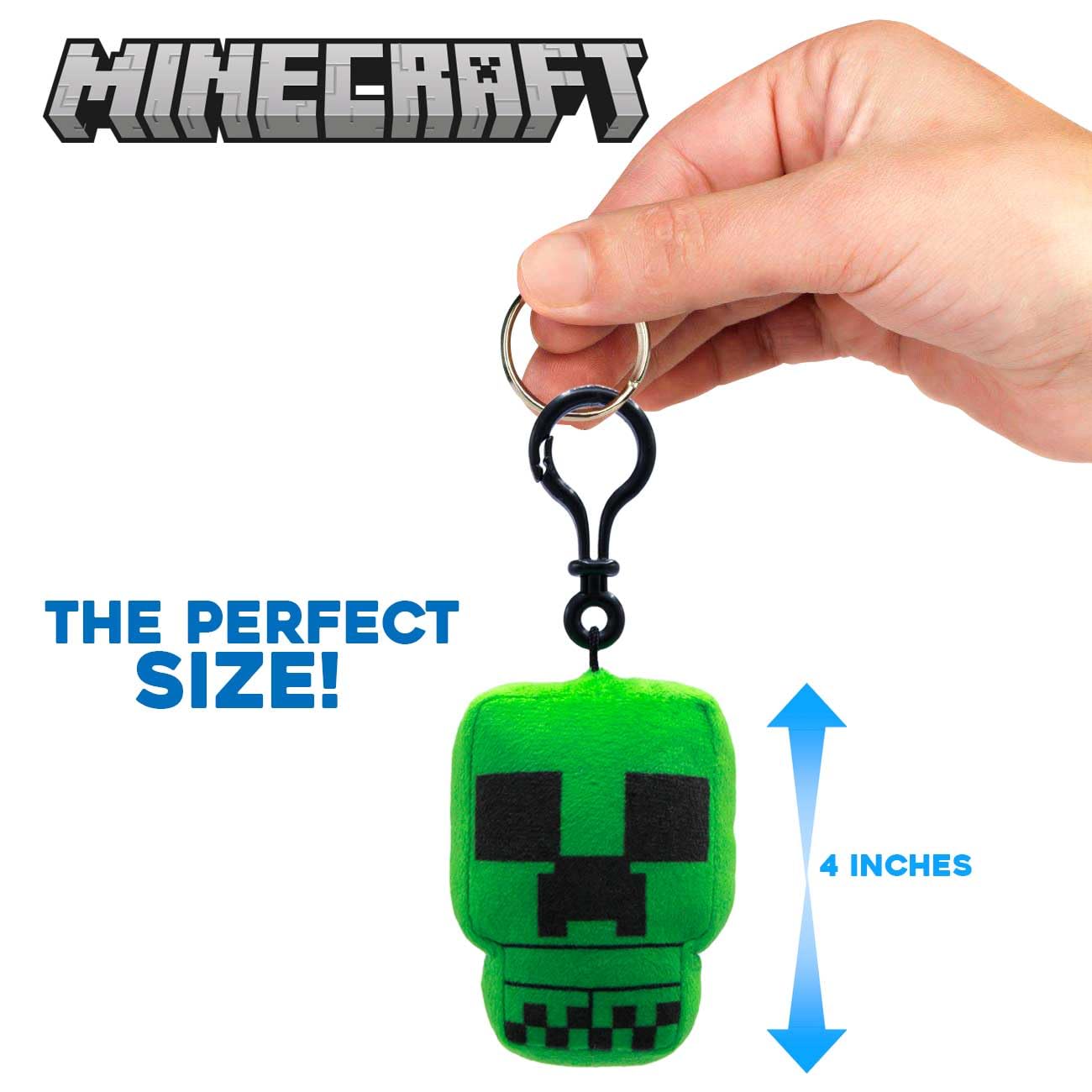 Foto 4 pulgar | Colgadores De Mochilas De Felpa Just Toys Llc Minecraft Series 1 - Venta Internacional.