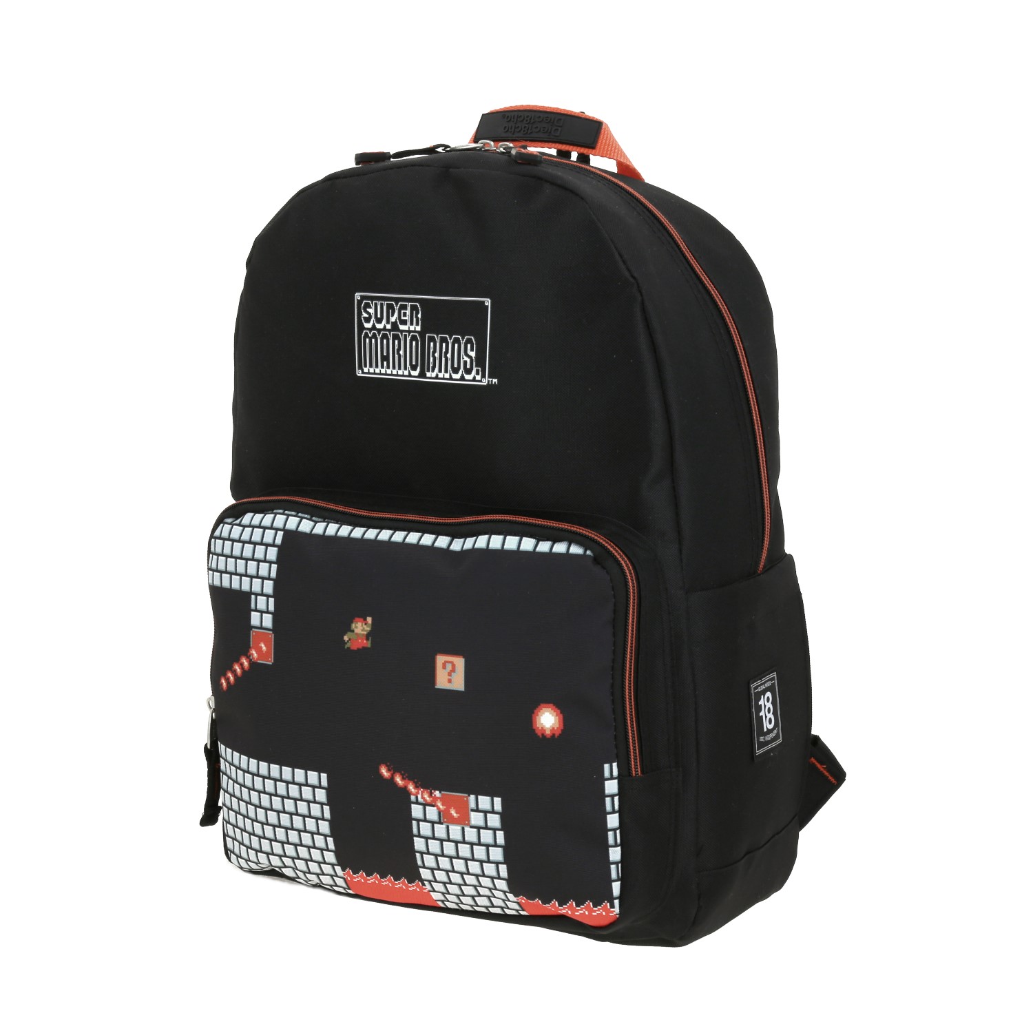 Foto 2 | Mochila Grande Escolar Chenson de Mario Bros Fuego