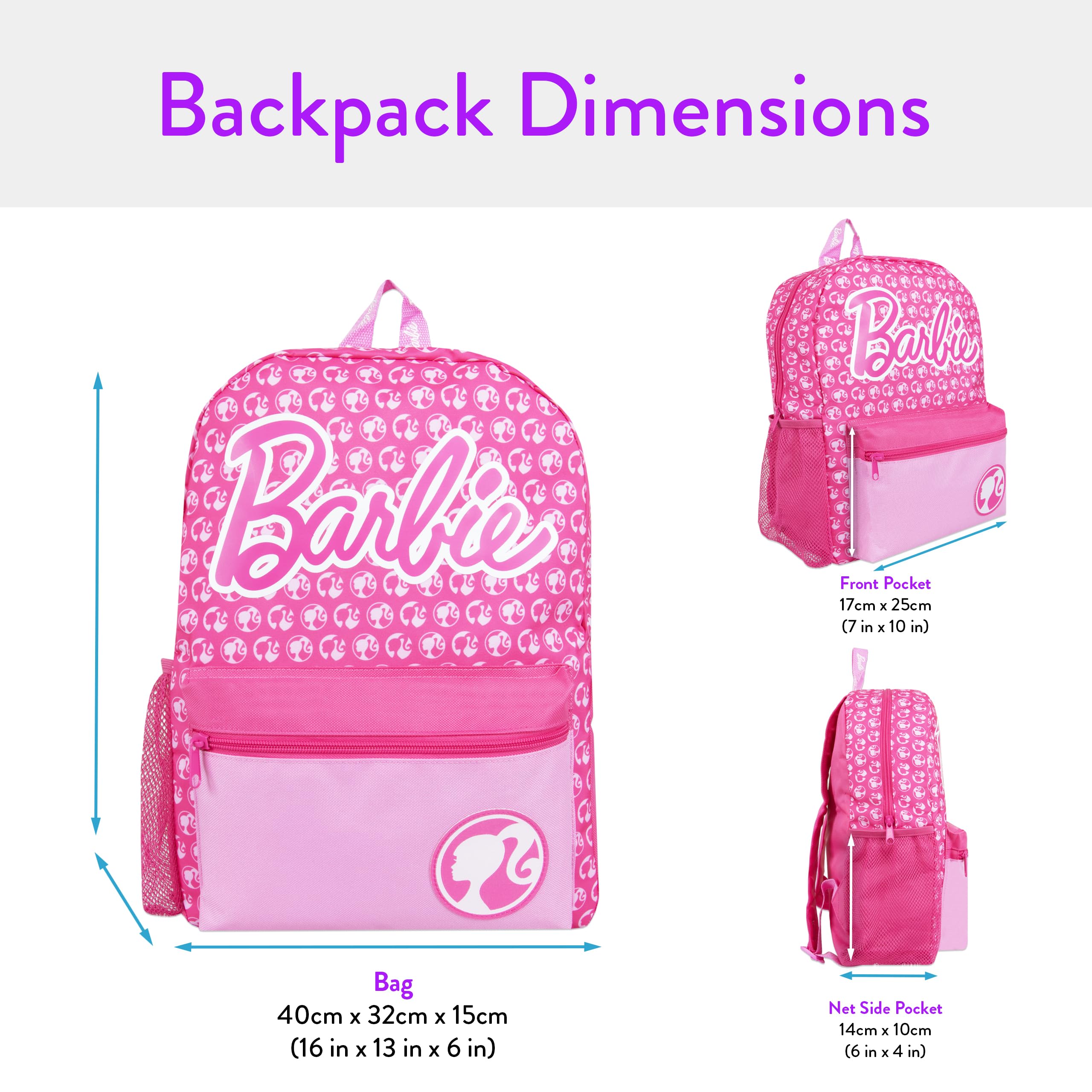 Foto 6 pulgar | Mochila Escolar Barbie Kindergarten - Venta Internacional