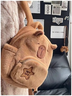 Foto 5 | Mochila Capibara Plush 24x11x30 cm para Niños - Venta Internacional