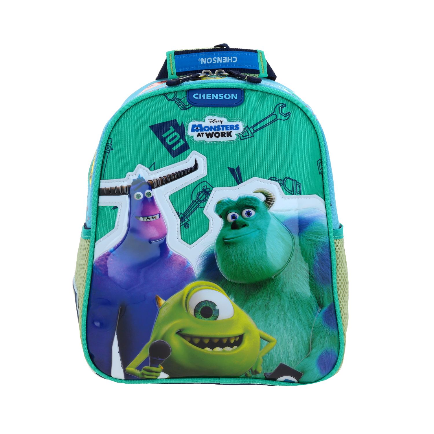 Foto 2 pulgar | Mochila Chica Chenson Preescolar Kinder Monster At Work Inc Aufter Mw65976-9