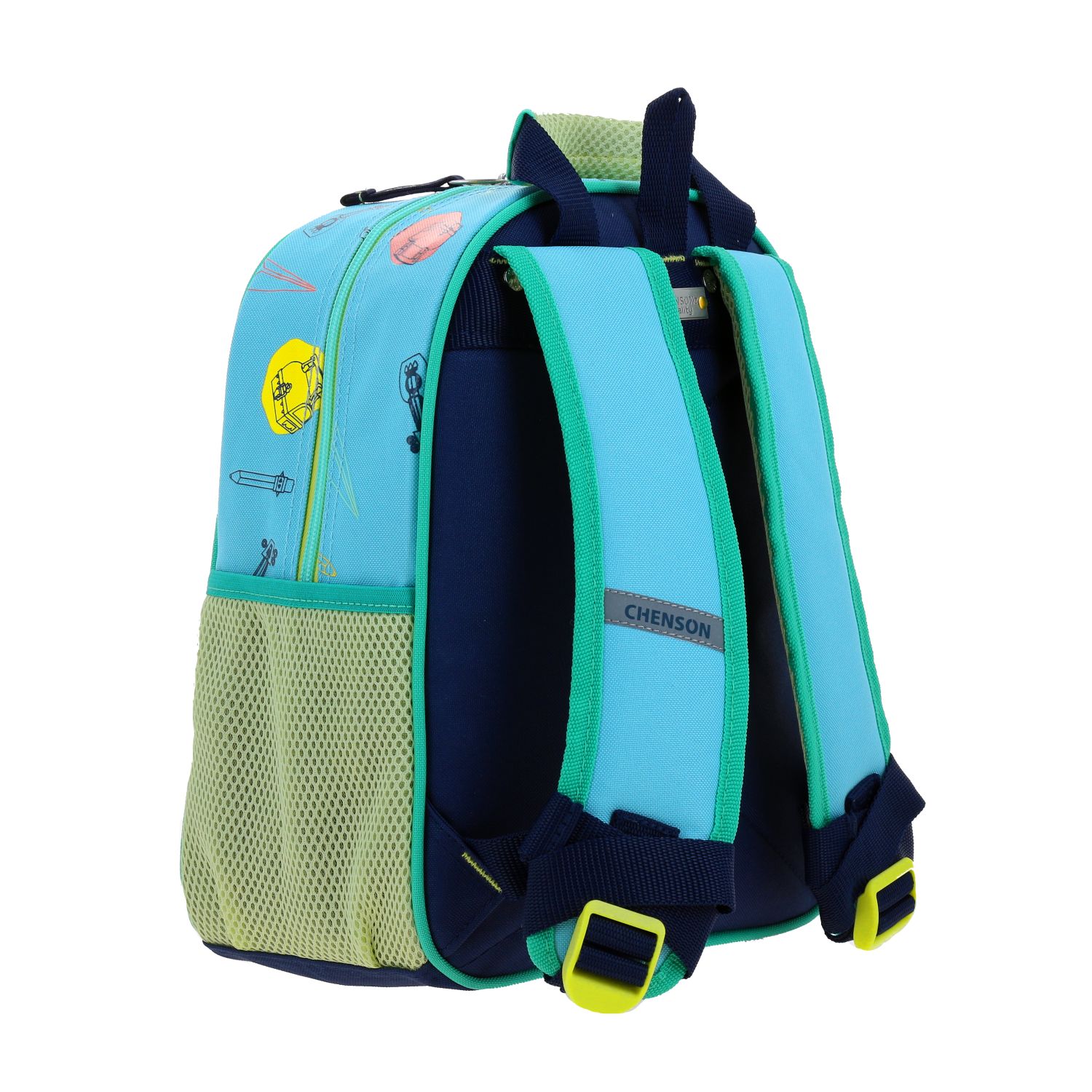 Foto 4 pulgar | Mochila Chica Chenson Preescolar Kinder Monster At Work Inc Aufter Mw65976-9