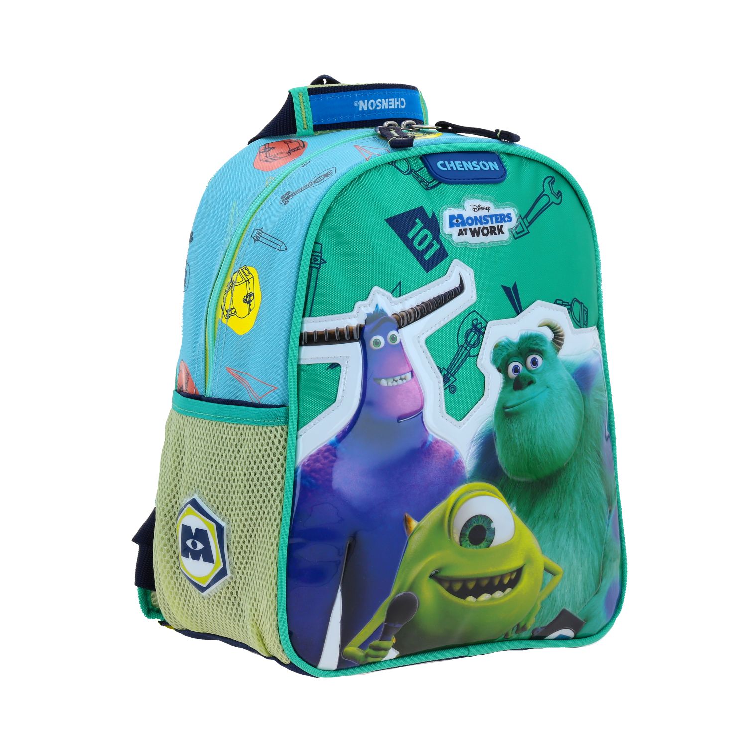 Foto 7 pulgar | Mochila Chica Chenson Preescolar Kinder Monster At Work Inc Aufter Mw65976-9