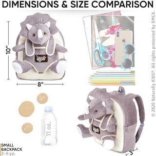 Foto 2 | Mochila Naturally Kids con Peluche para Niño-Venta Internacional