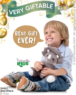 Foto 5 | Mochila Naturally Kids con Peluche para Niño-Venta Internacional