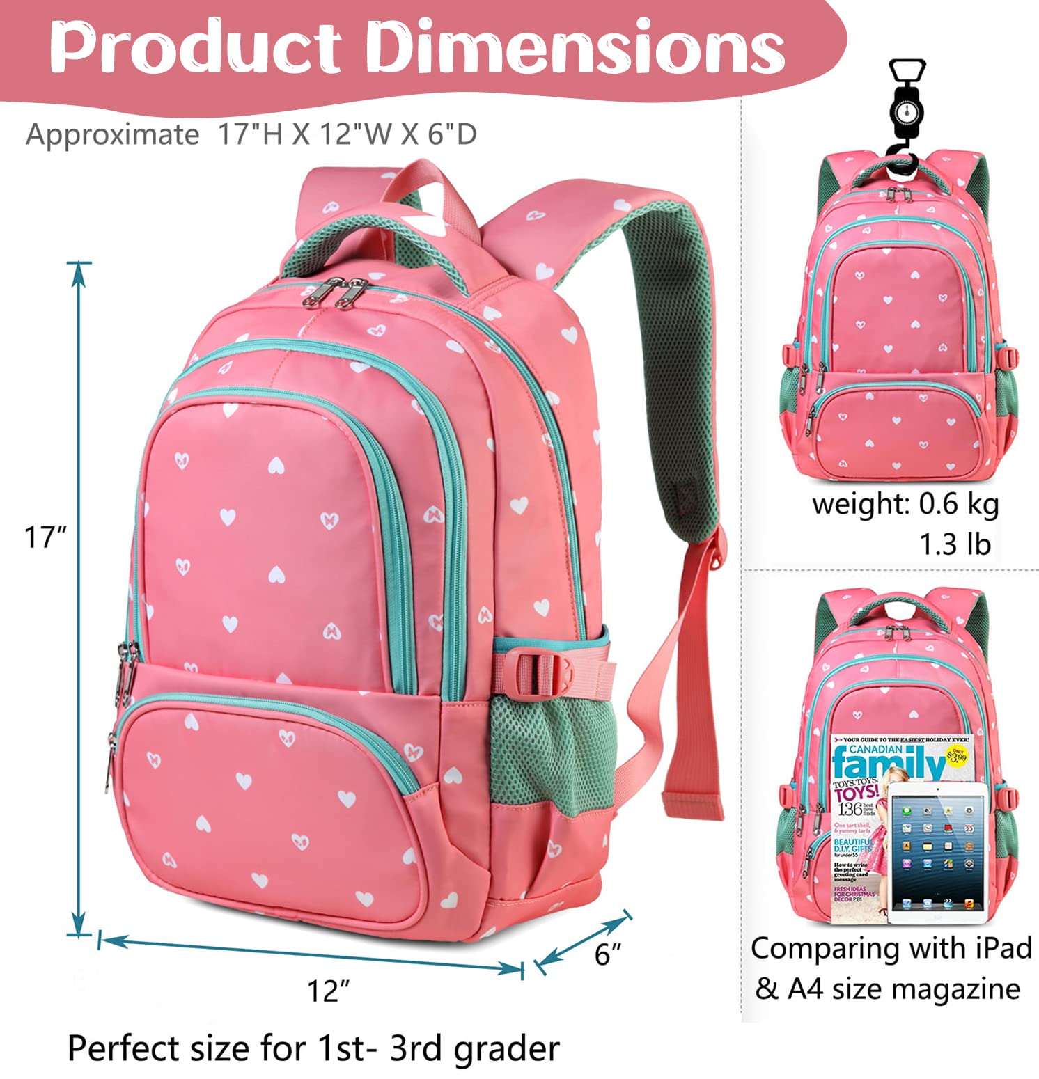 Foto 3 pulgar | Mochila Bluefairy para Niñas de 5 a 9 Años - Venta Internacional