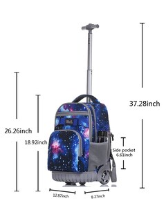 Foto 7 | Mochila Rodante Tilami Galaxy - Venta Internacional