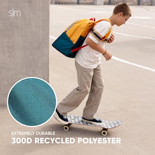 Foto 7 | Mochila Simple Modern Ellis Para Niños En Edad Escolar, Azul Marino, 25 L - Venta Internacional.