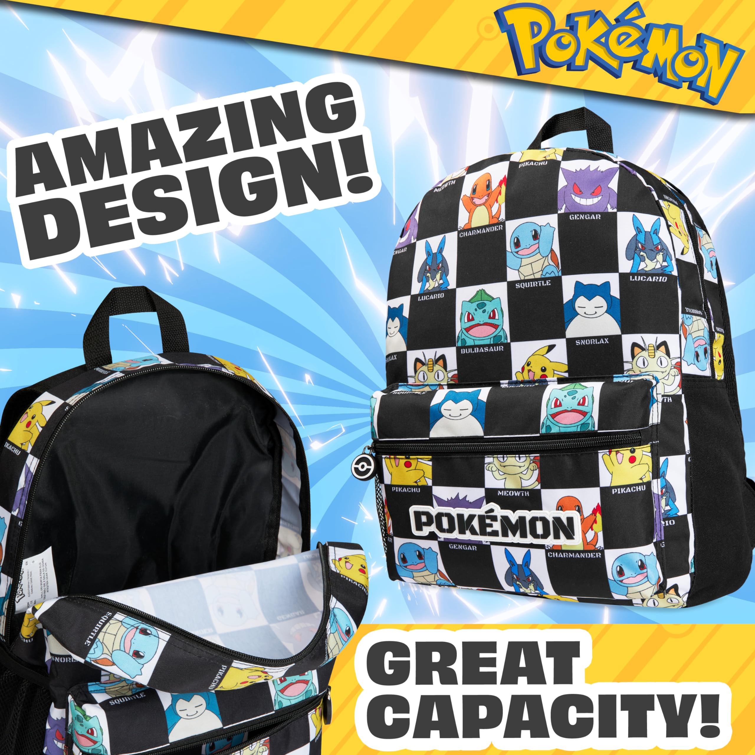 Foto 4 pulgar | Mochila Pokémon Kids  - Venta Internacional