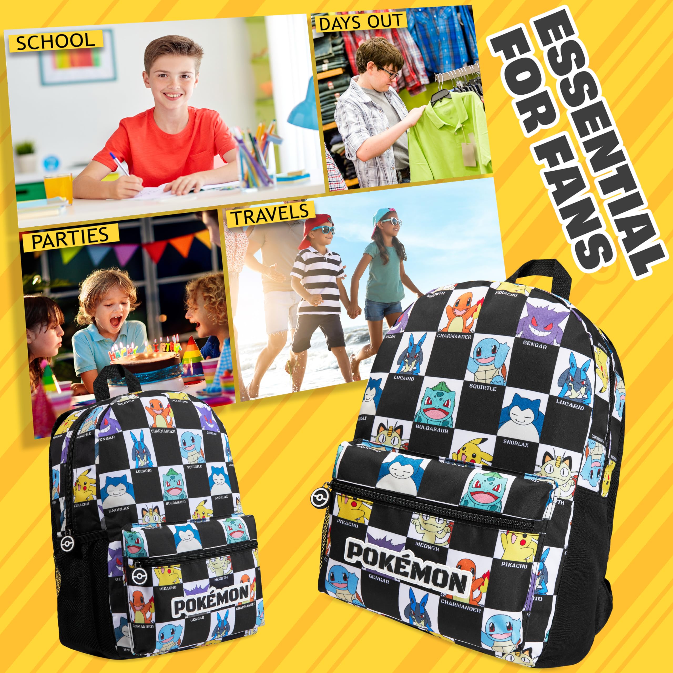 Foto 6 pulgar | Mochila Pokémon Kids  - Venta Internacional