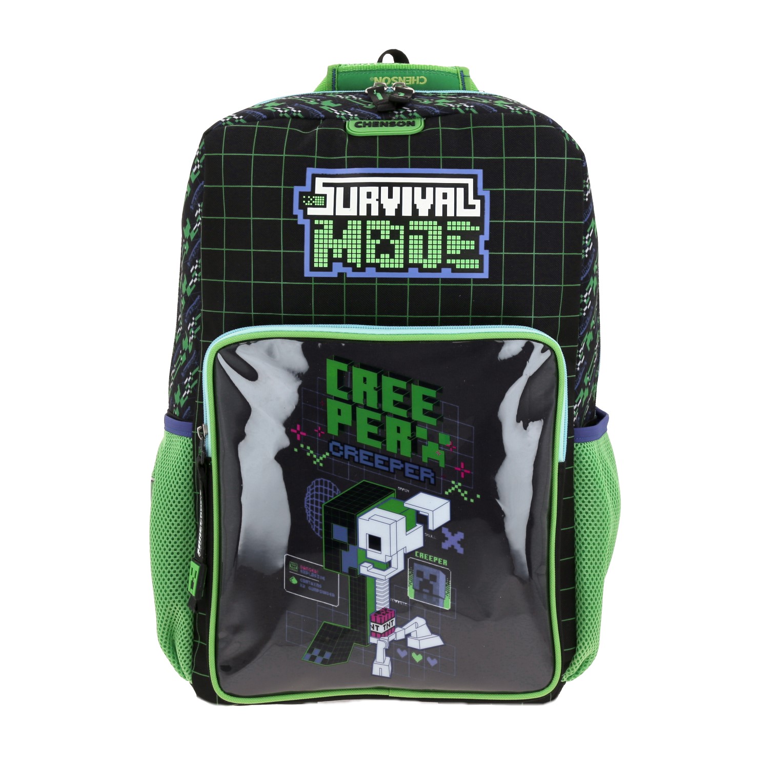 Mochila Escolar Grande Chenson Minecraft X-ray Mc66001-3