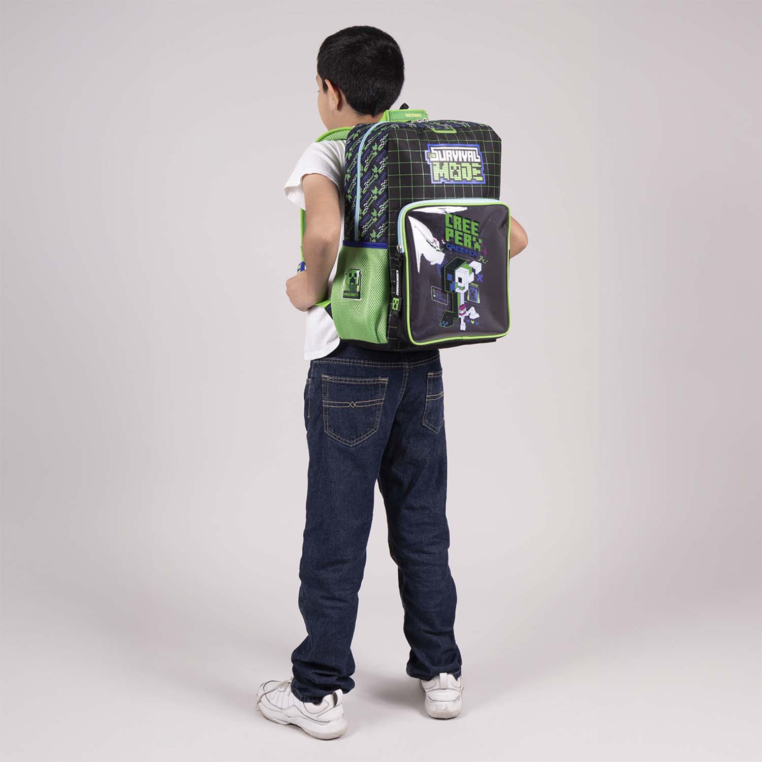 Foto 8 | Mochila Escolar Grande Chenson Minecraft X-ray Mc66001-3