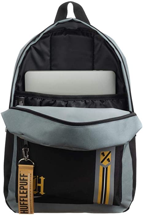 Foto 5 | Mochila Bioworld Harry Potter Hufflepuff Hogwarts House Grey - Venta Internacional.