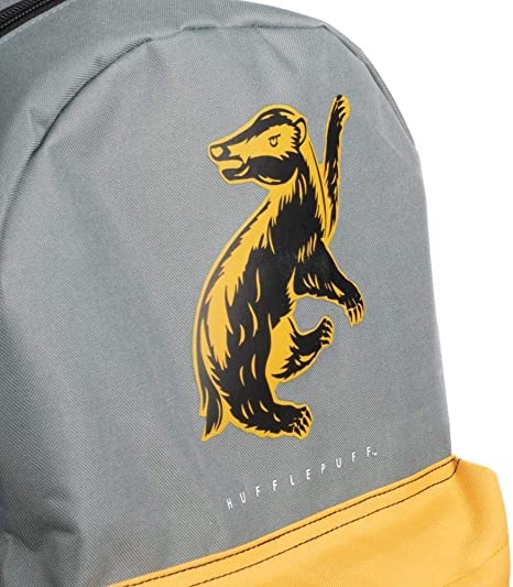 Foto 6 | Mochila Bioworld Harry Potter Hufflepuff Hogwarts House Grey - Venta Internacional.