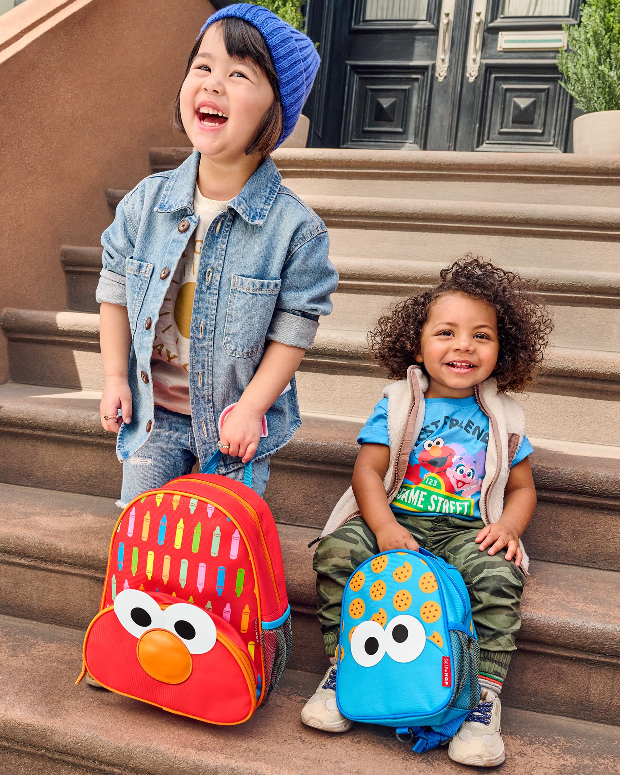 Foto 6 pulgar | Minimochila Unisex Skip Hop Cookie Monster Para Bebés - Venta Internacional.