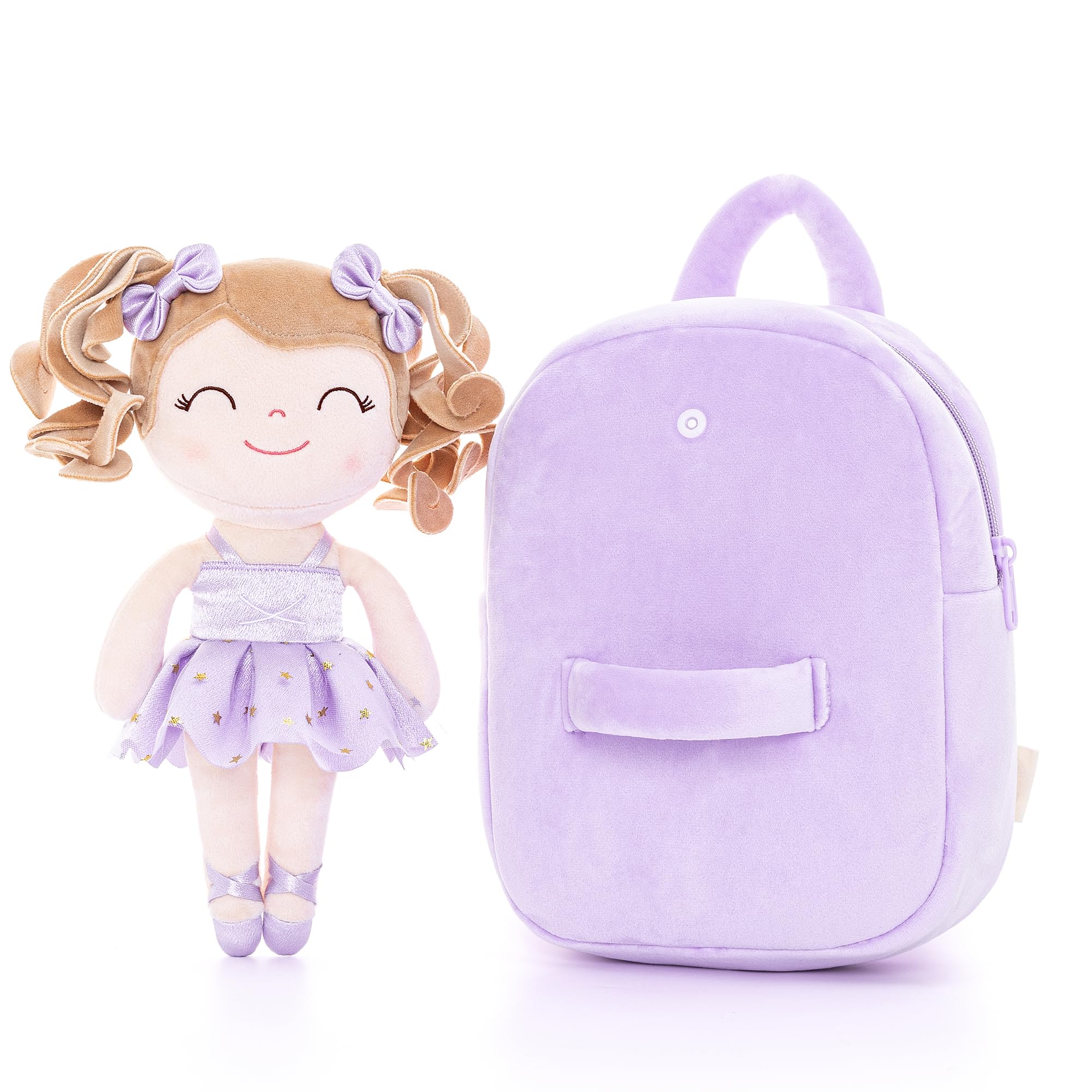 Foto 4 pulgar | Mochila Gloveleya Baby Ballerina Con Muñeco De Peluche De 23 Cm - Venta Internacional.