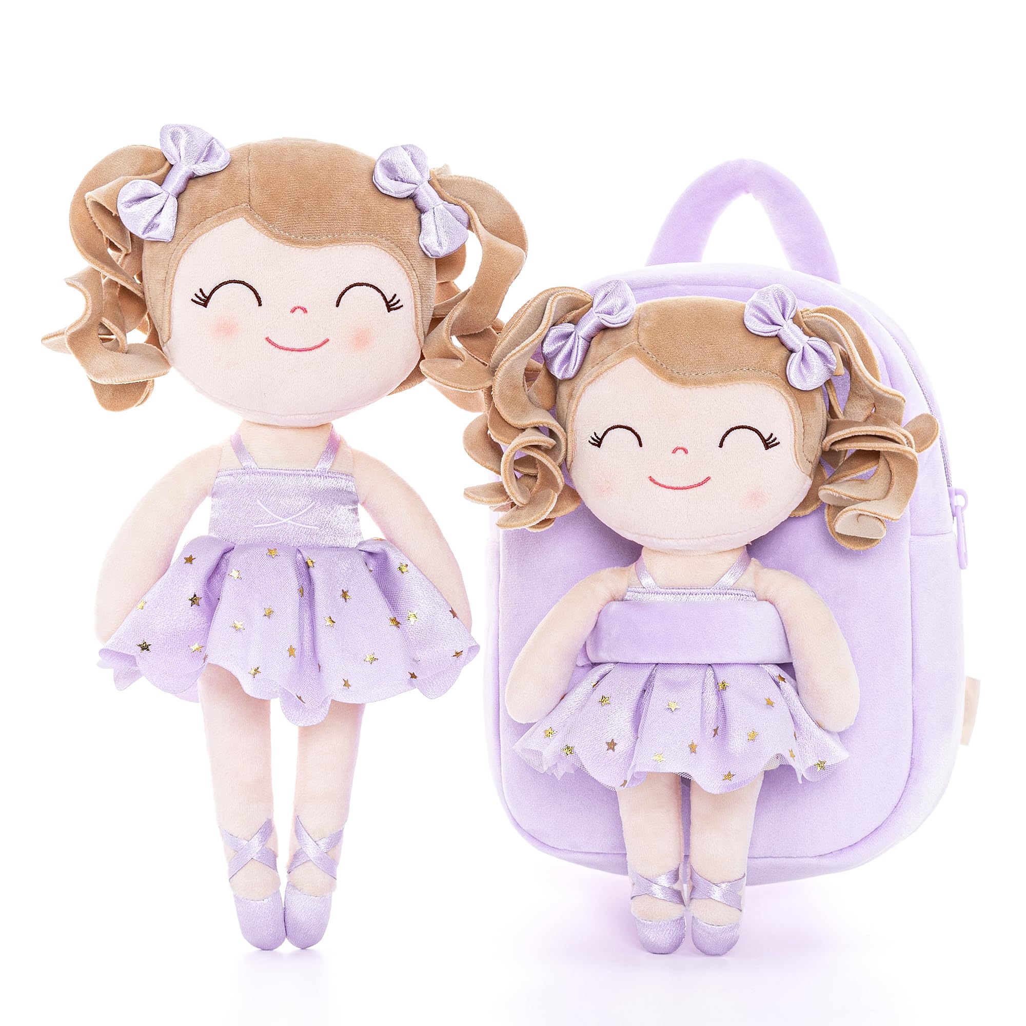 Foto 5 pulgar | Mochila Gloveleya Baby Ballerina Con Muñeco De Peluche De 23 Cm - Venta Internacional.