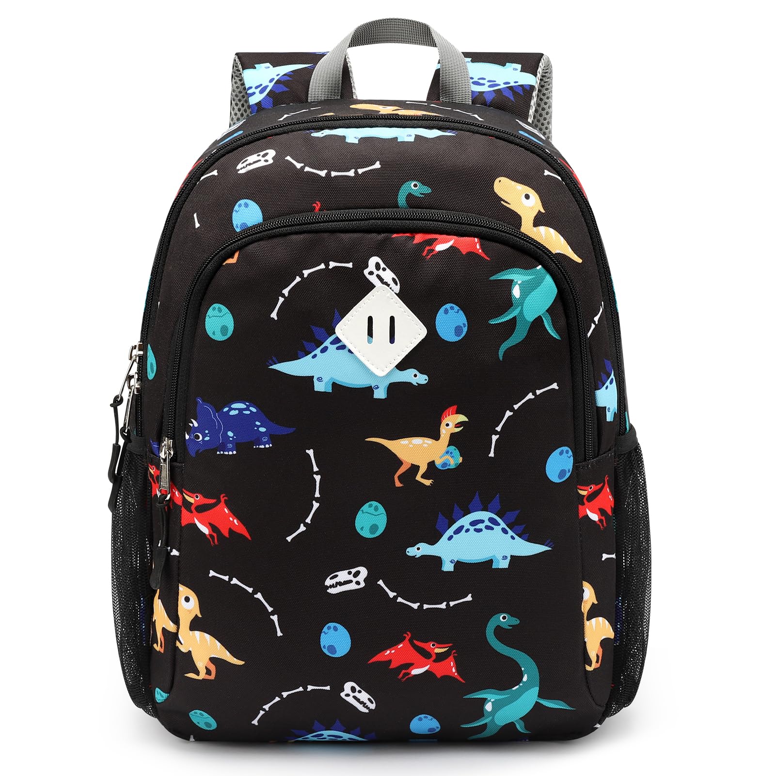 Foto 7 | Mochila Para Niños Pequeños Steamedbun Con Diseño De Dinosaurio Para Niños De 2 A 4 Años, Negra - Venta Internacional