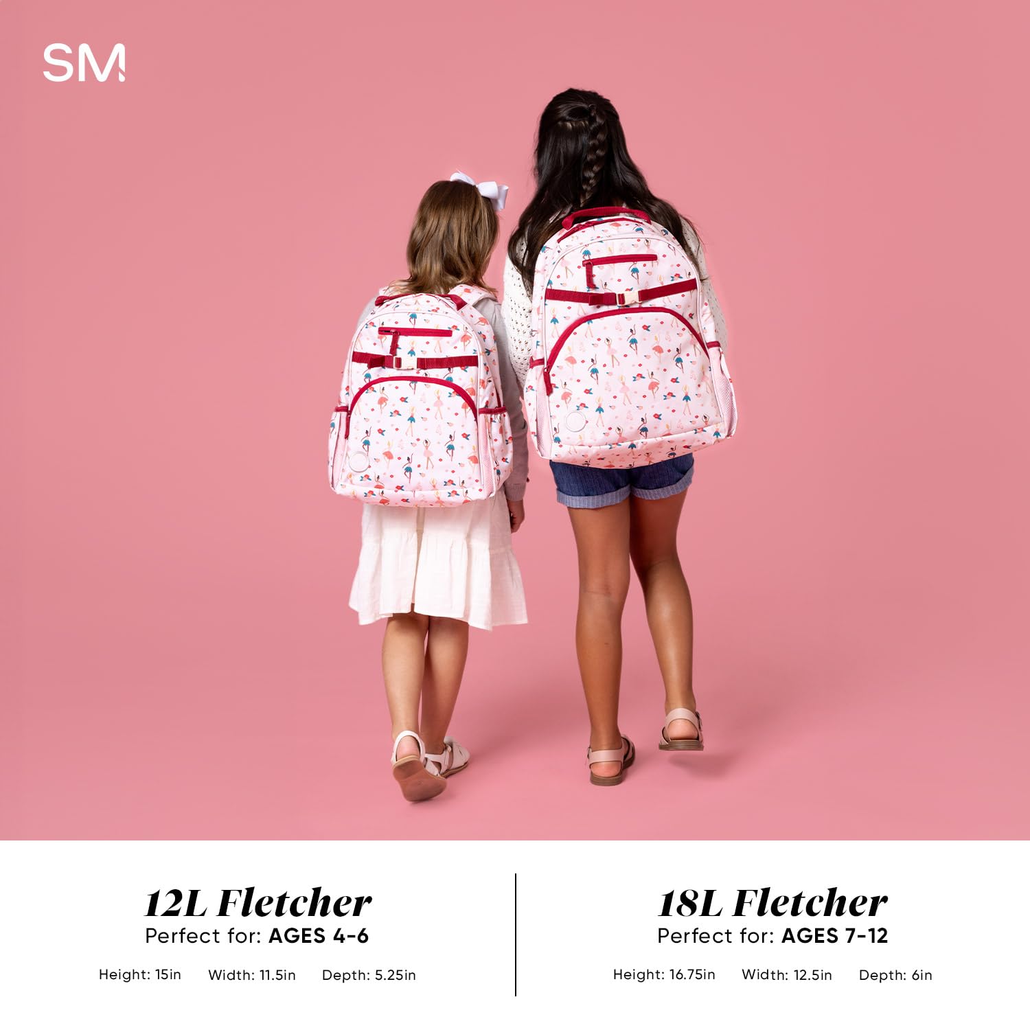 Foto 4 pulgar | Mochila Simple Modern Medium Transformer Fletcher Kids 12l - Venta Internacional.