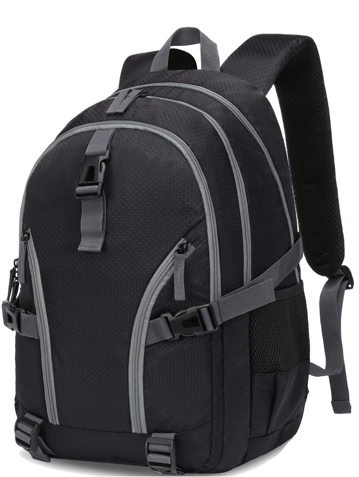 Mochila Bluefairy Para Portátil De Viaje De 18 Pulgadas, Impermeable, Negra - Venta Internacional.