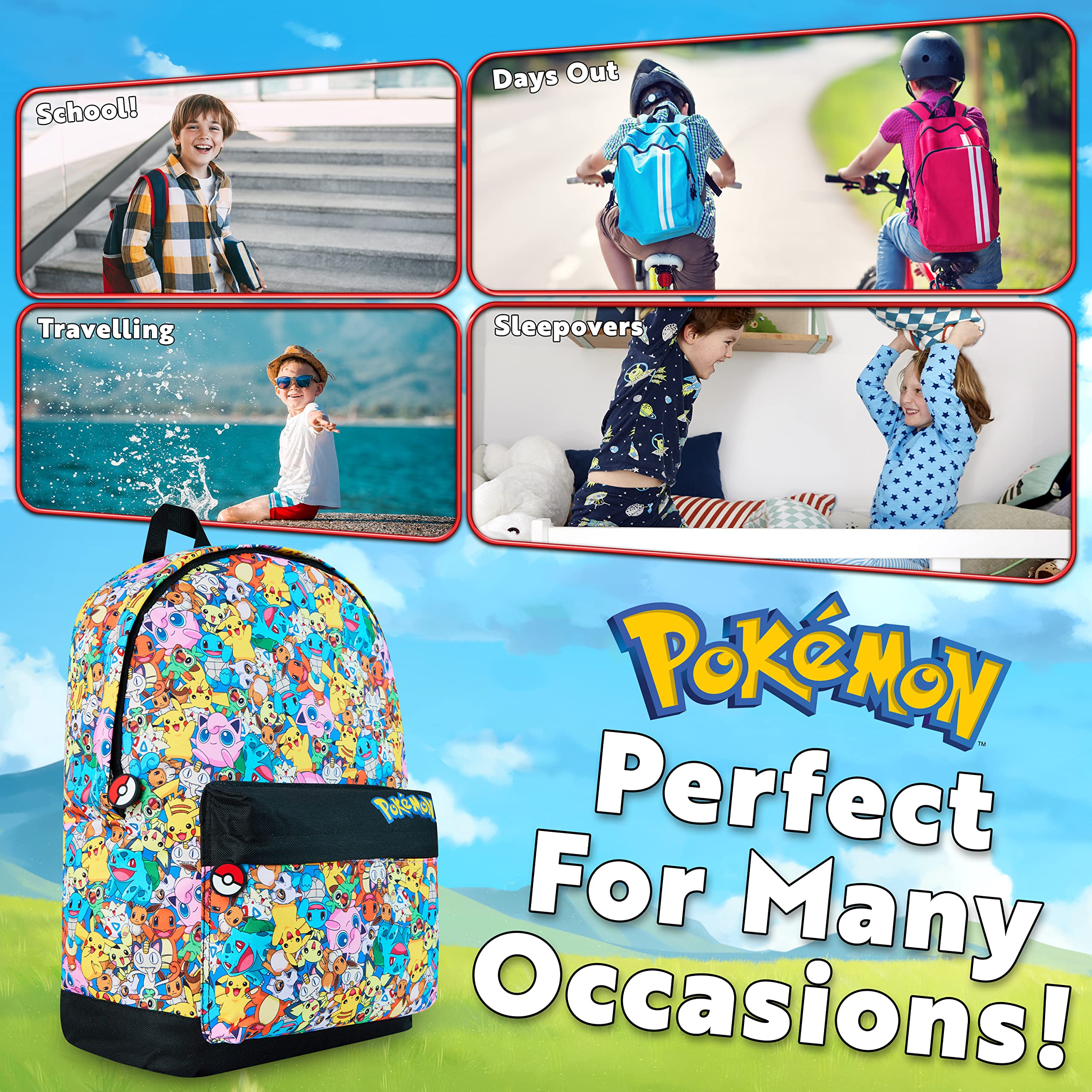 Foto 5 pulgar | Mochila Pokémon Infantil - Venta Internacional