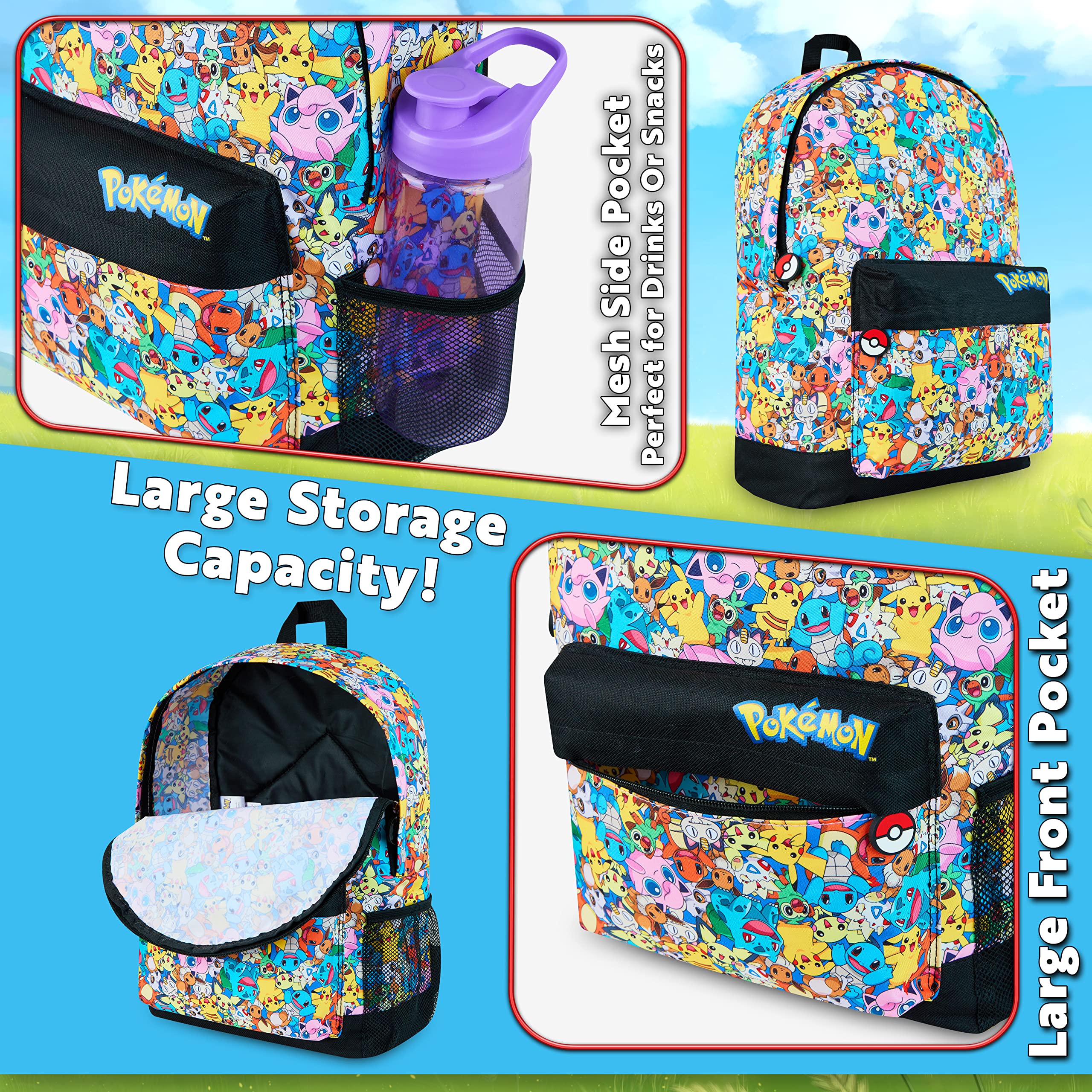 Foto 6 pulgar | Mochila Pokémon Infantil - Venta Internacional